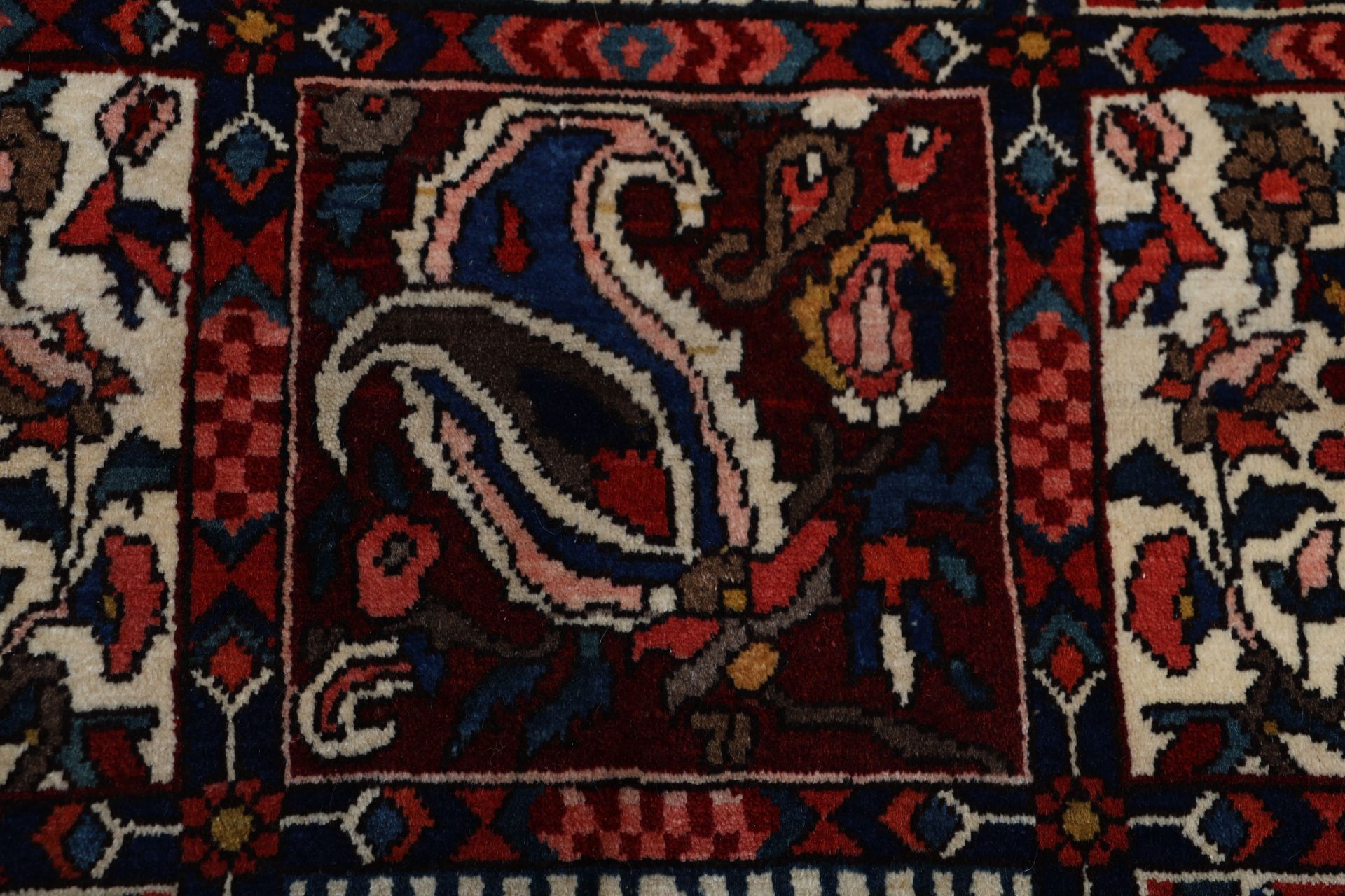 Bakhtiari Persian Rug 210 × 312 cm in Wool, hand-knotted - Image 9