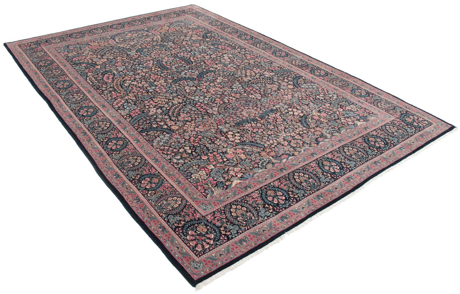 Alternative view of Hand-Knotted Kerman Persian Rug, 205 × 305 cm, Wool