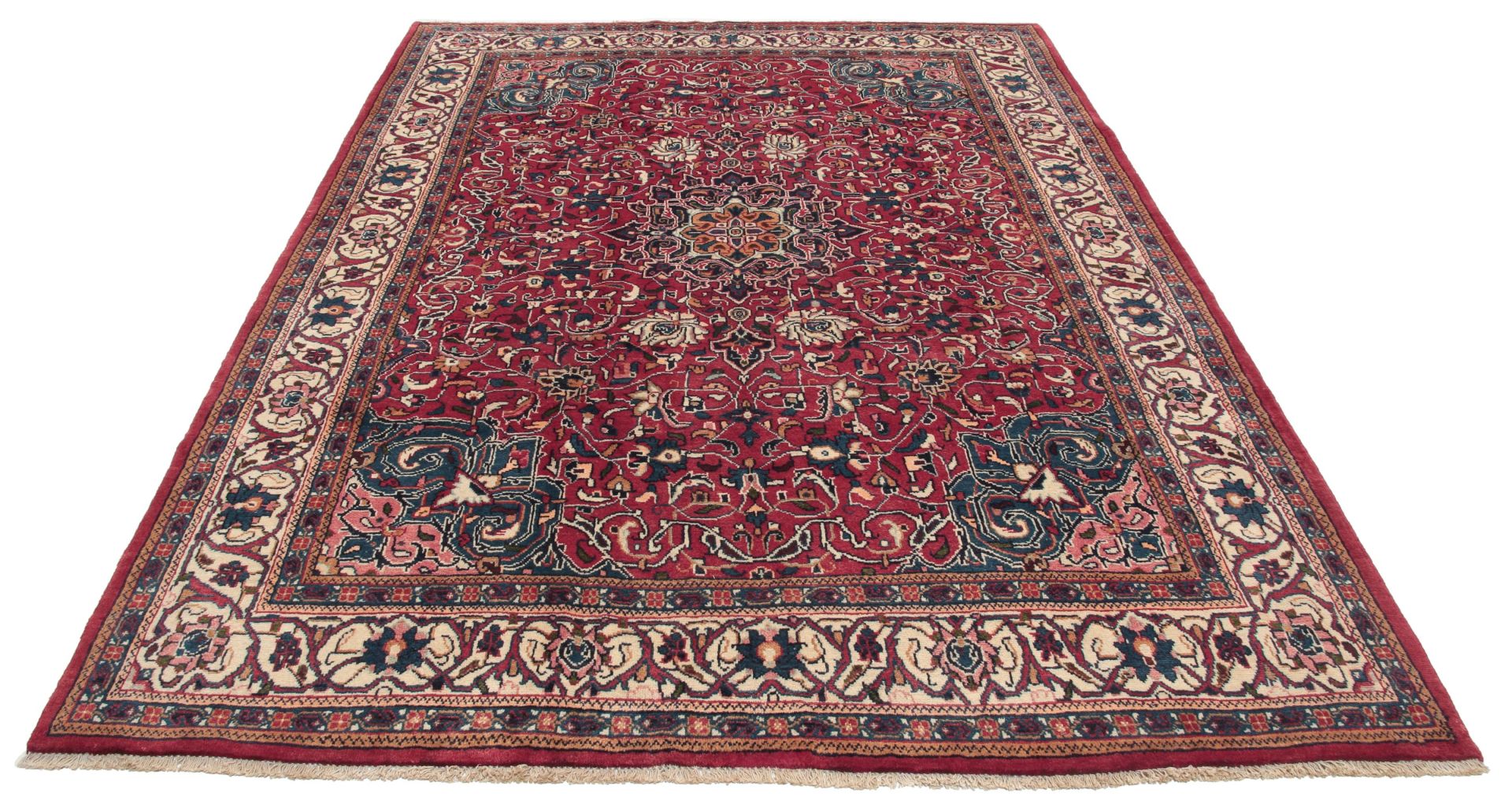 Hand-Knotted Hamadan Persian Rug, 213 × 313 cm - Image 4