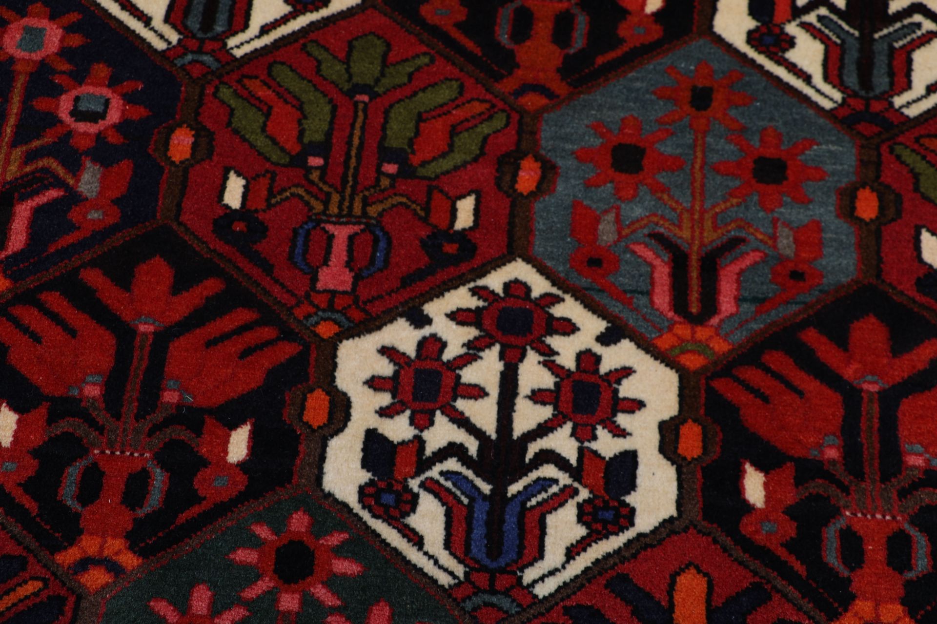 Bakhtiari Persian Rug 208 × 306 cm in Wool, hand-knotted - Image 9