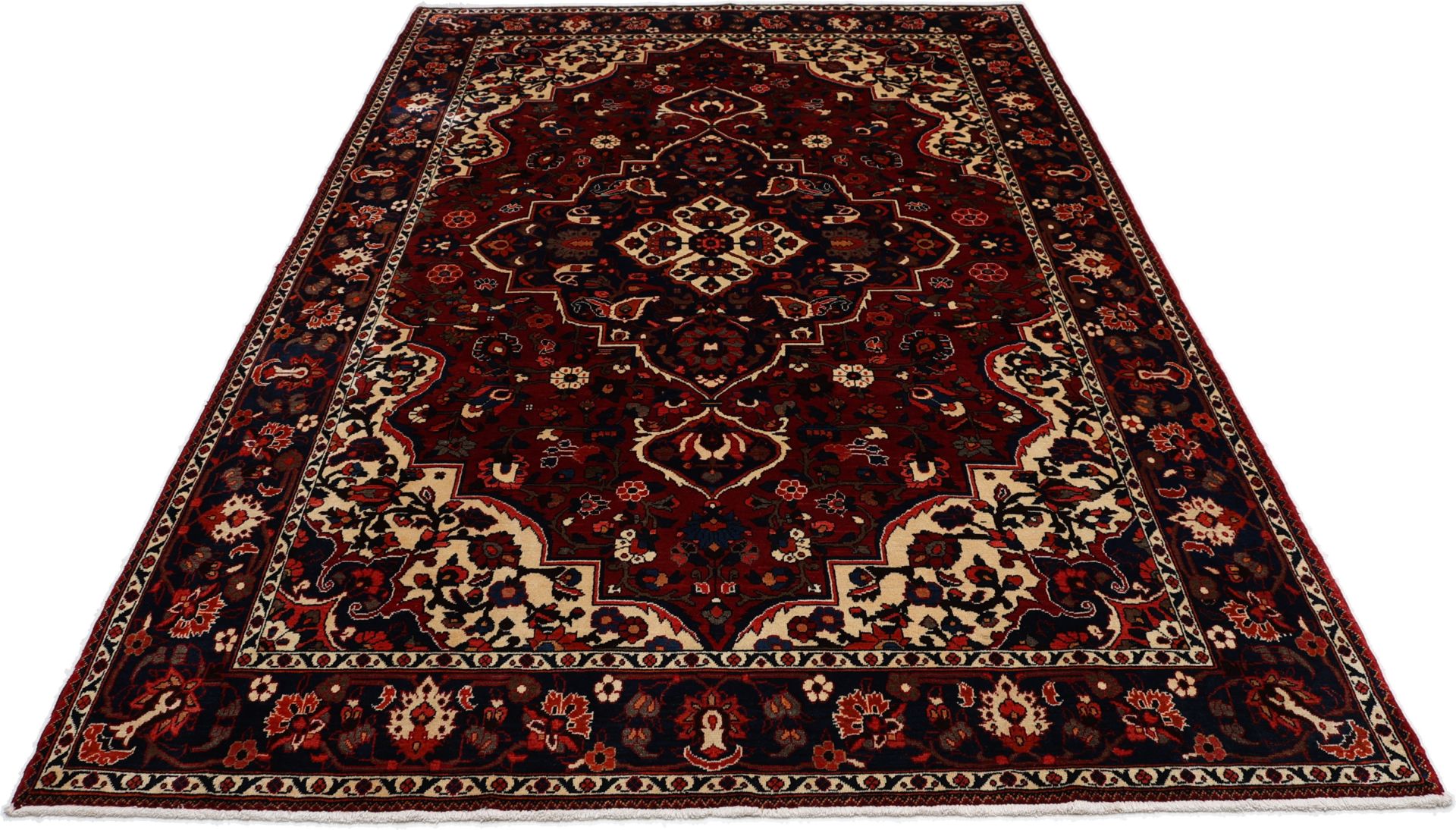 Bakhtiari Persian Rug 210 × 310 cm in Wool, hand-knotted - Image 8
