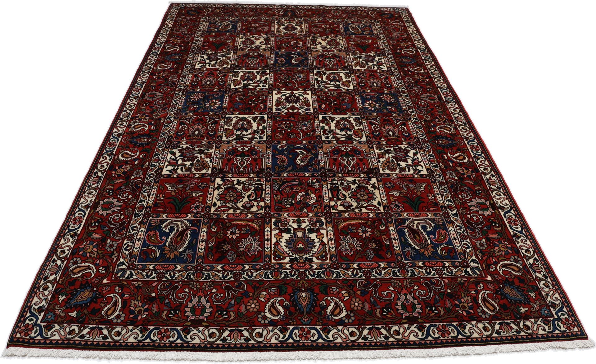 Bakhtiari Persian Rug 213 × 313 cm in Wool, hand-knotted - Image 8