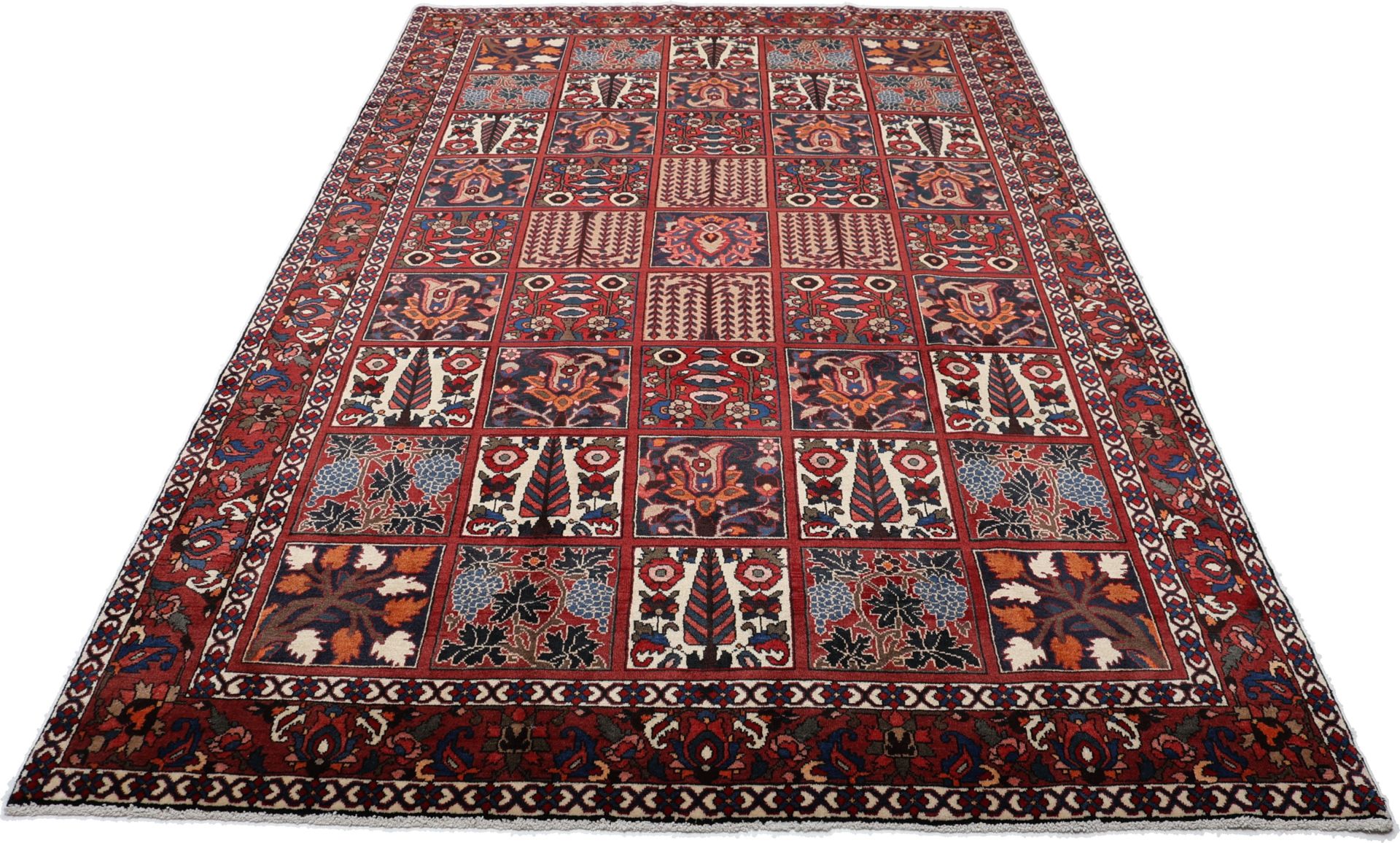 Alternative view of Hand-Knotted Bakhtiari Persian Rug, 197 × 315 cm, Wool