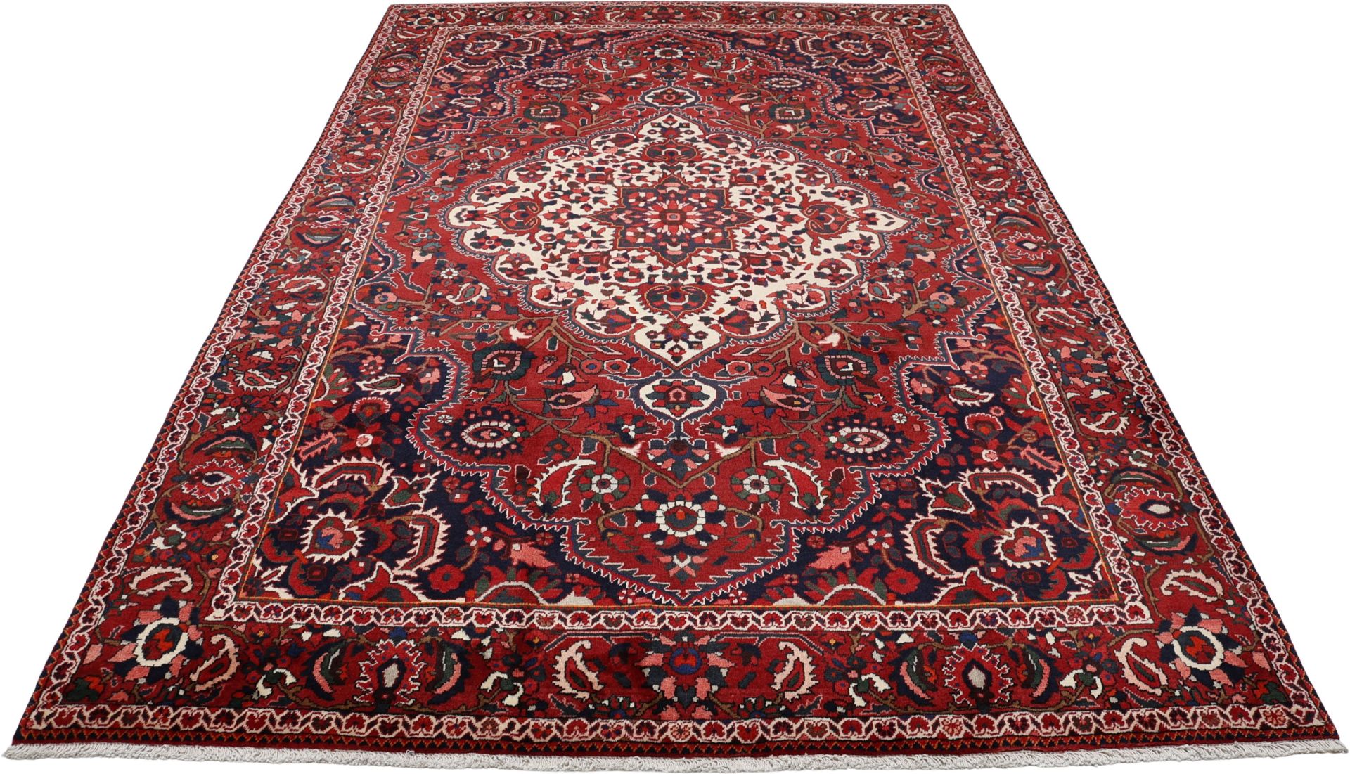 Alternative view of Hand-Knotted Bakhtiari Persian Rug, 212 × 312 cm, Wool