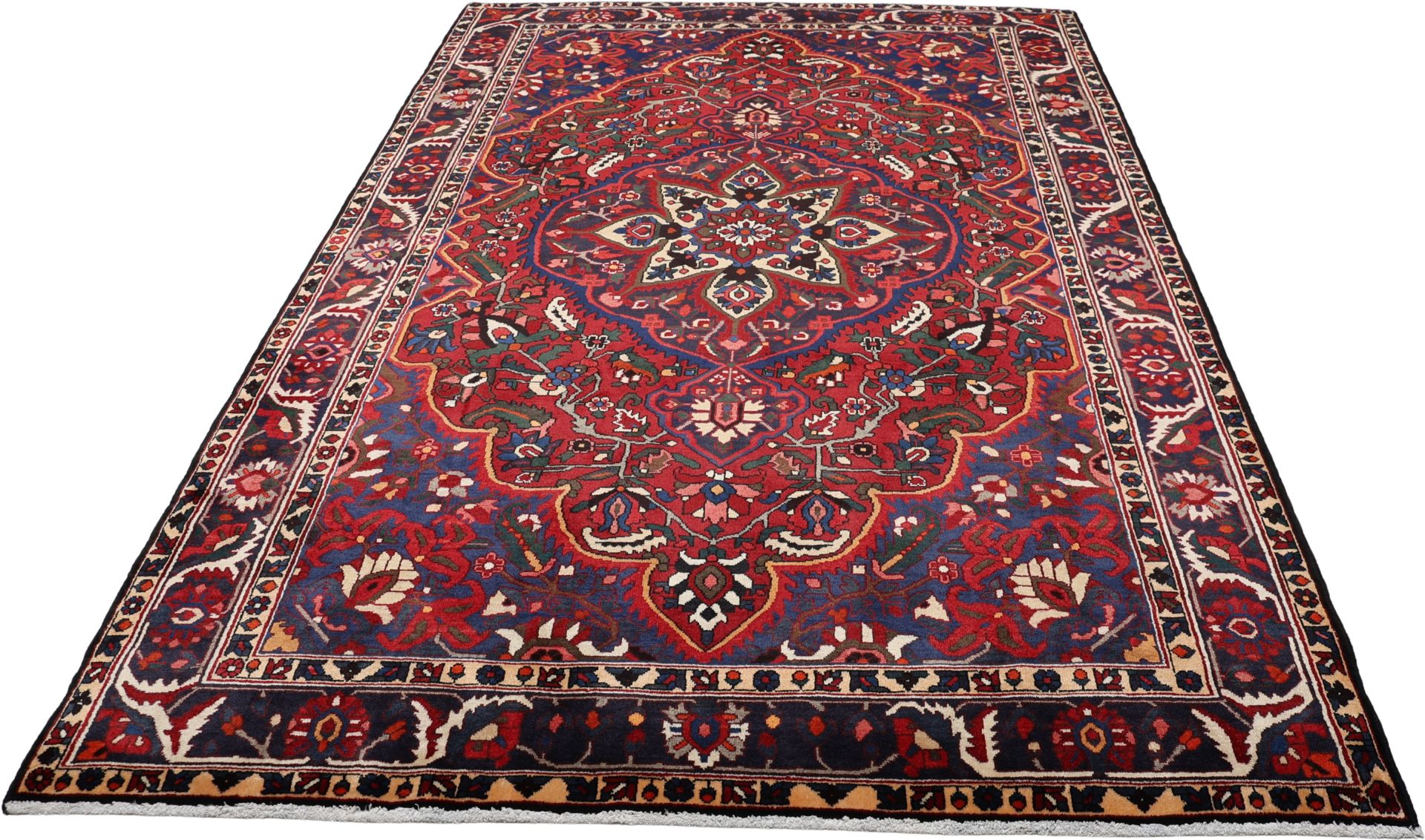 Alternative view of Hand-Knotted Bakhtiari Persian Rug, 210 × 310 cm, Wool