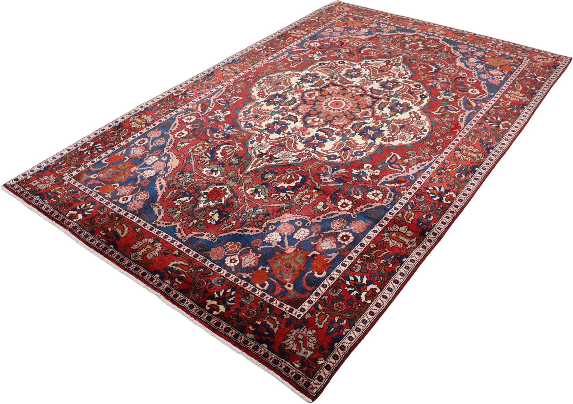Wool Bakhtiari Persian Rug 200 × 315 cm, hand-knotted - Image 3