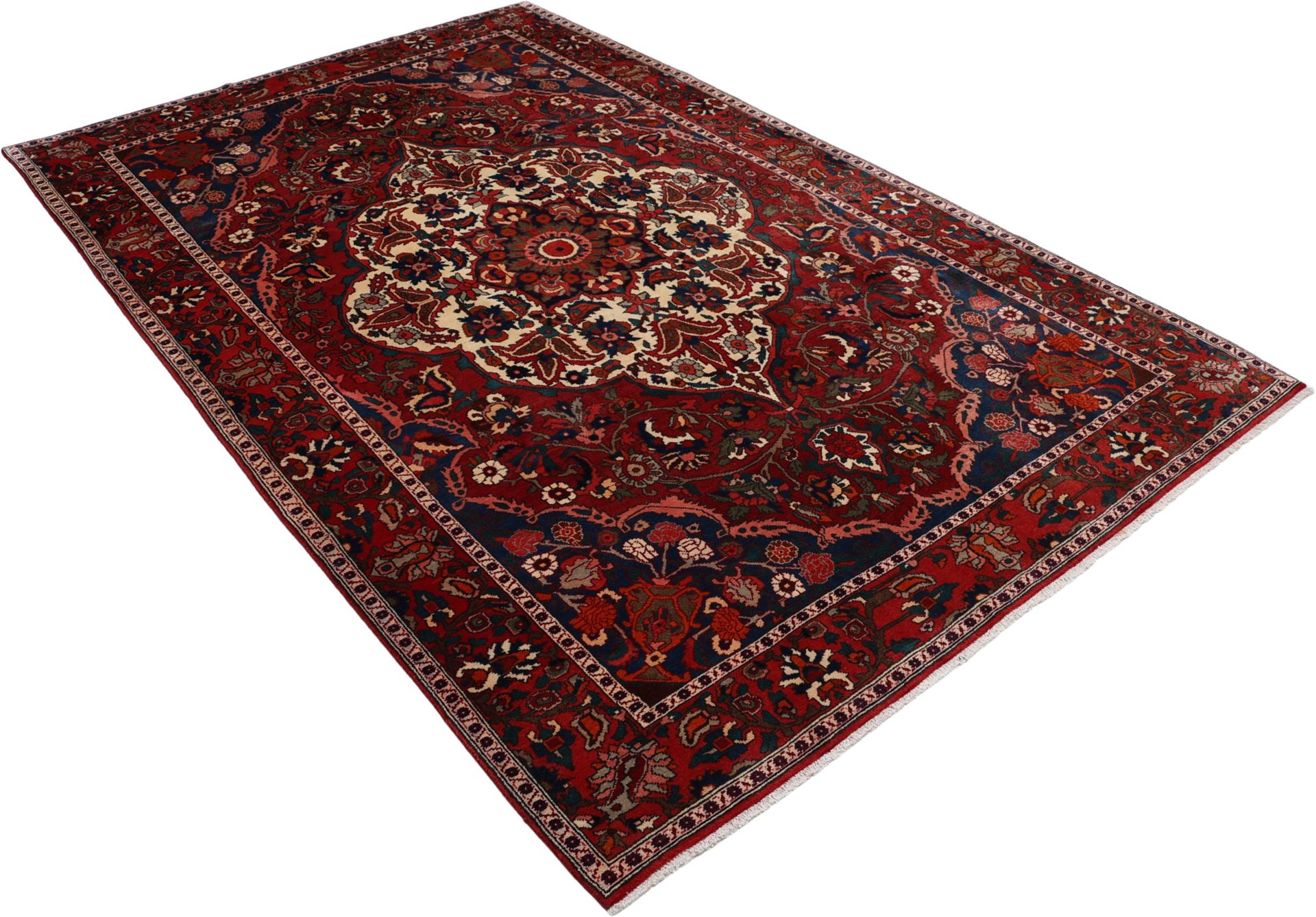 Wool Bakhtiari Persian Rug 200 × 315 cm, hand-knotted - Image 4