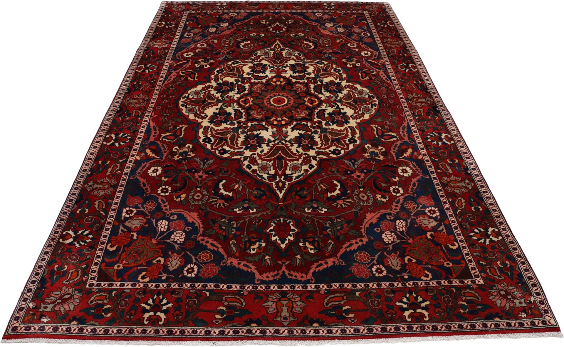Wool Bakhtiari Persian Rug 200 × 315 cm, hand-knotted - Image 8