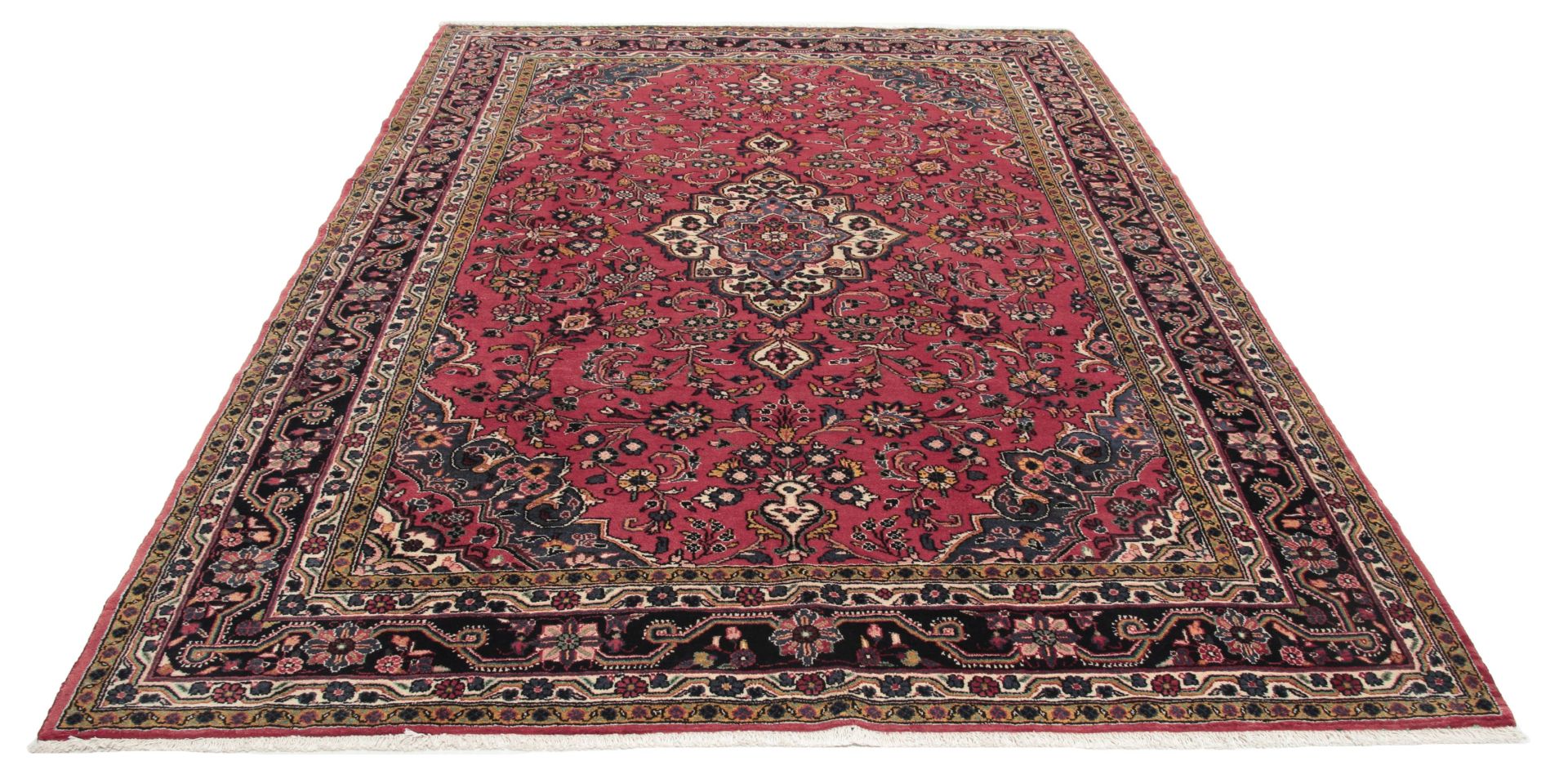 Hand-Knotted Hamadan Persian Rug, 223 × 310 cm - Image 4