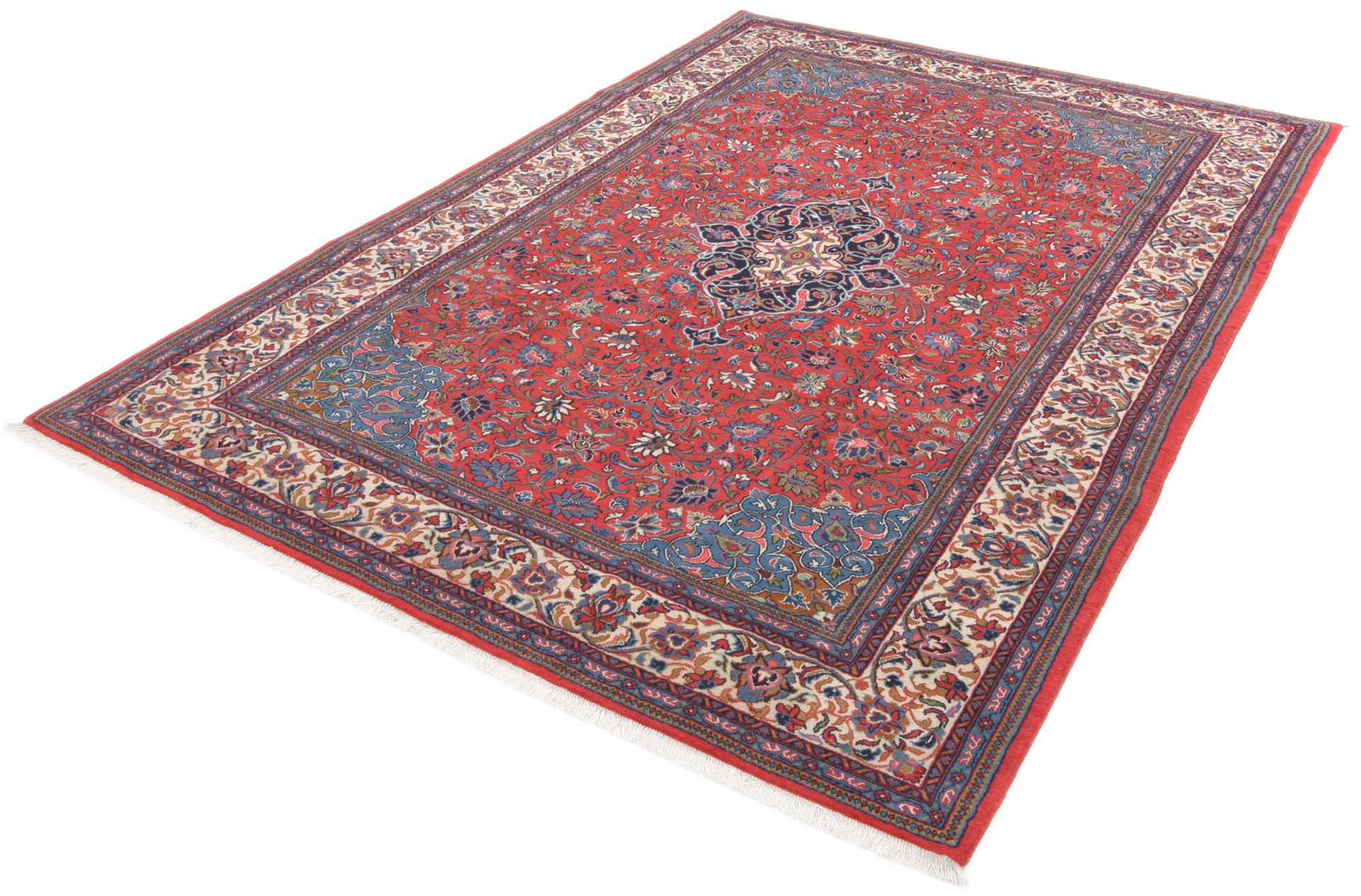 Alternative view of Sarouk Persian Rug 203 × 290 cm in Wool, hand-knotted