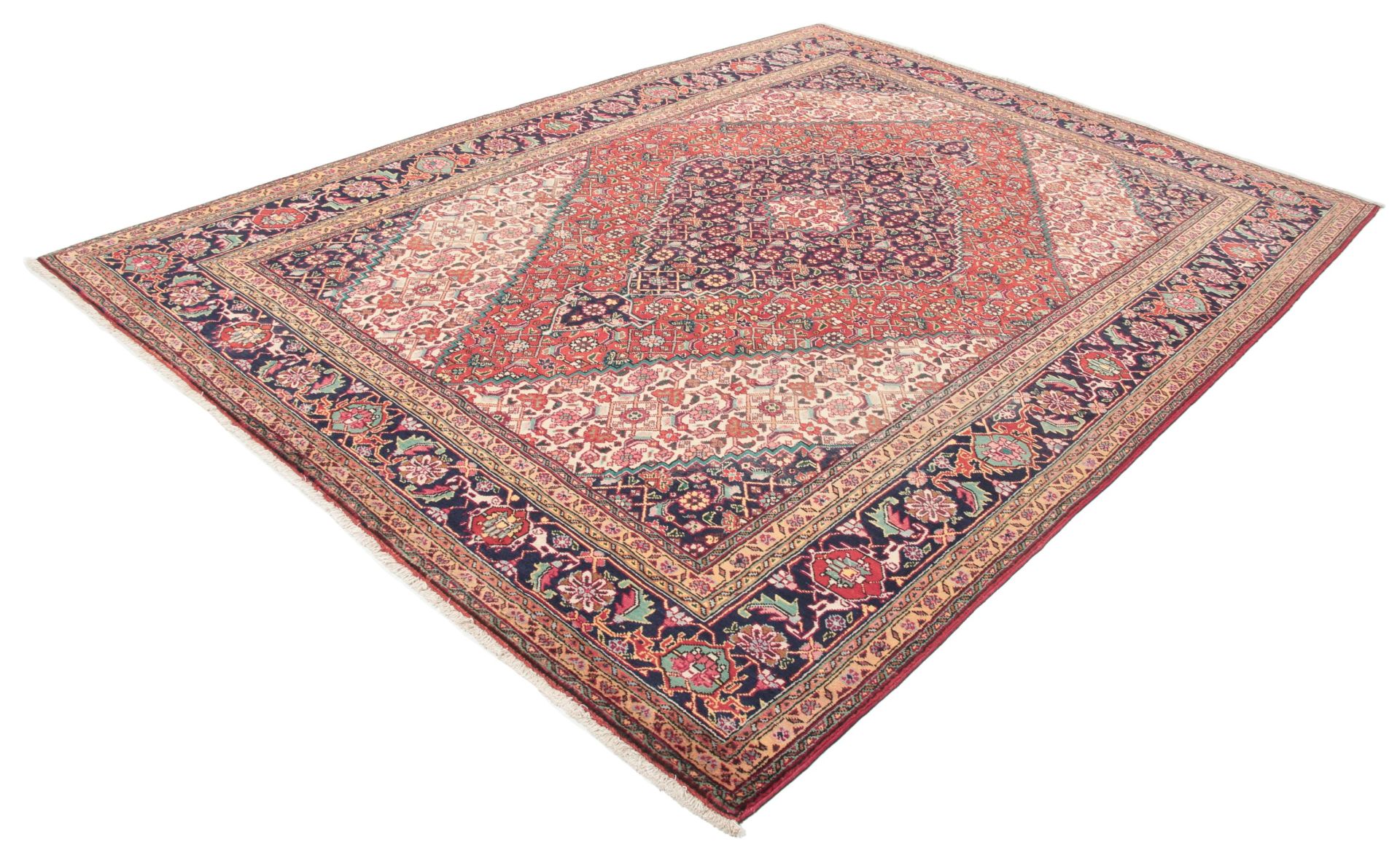 Hand-Knotted Tabriz Persian Rug, 215 × 300 cm - Image 3