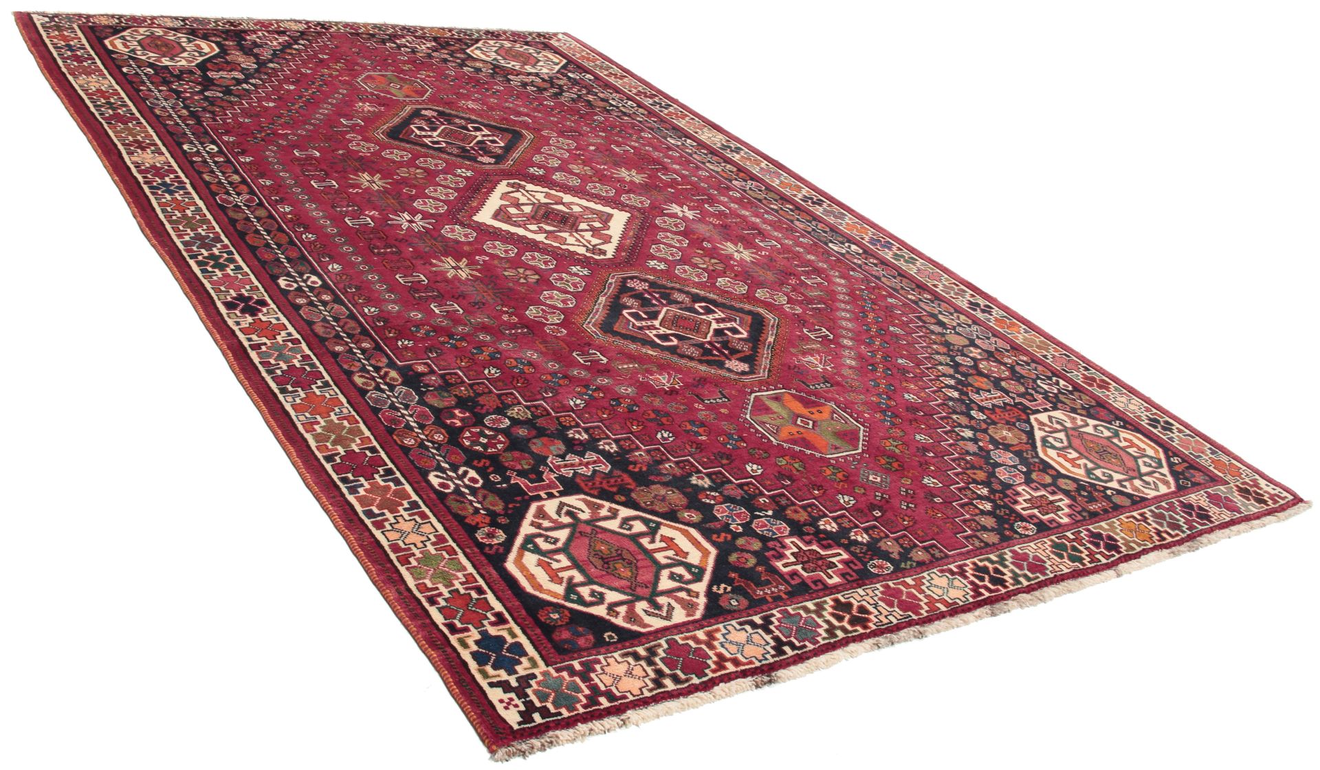 Alternative view of Wool Qashqai Persian Rug 180 × 295 cm, hand-knotted