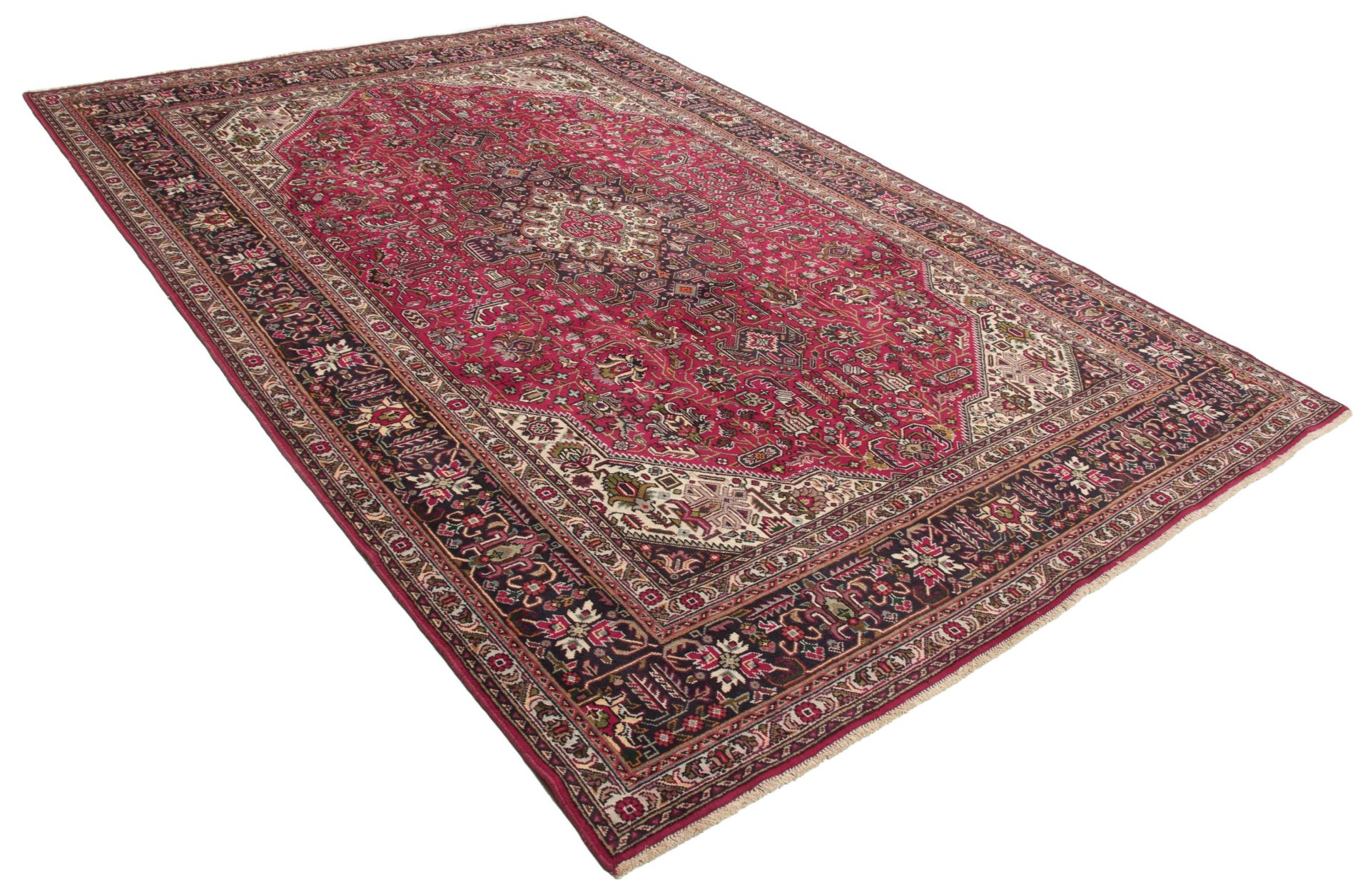 Alternative view of Hand-Knotted Tabriz Persian Rug, 200 × 300 cm