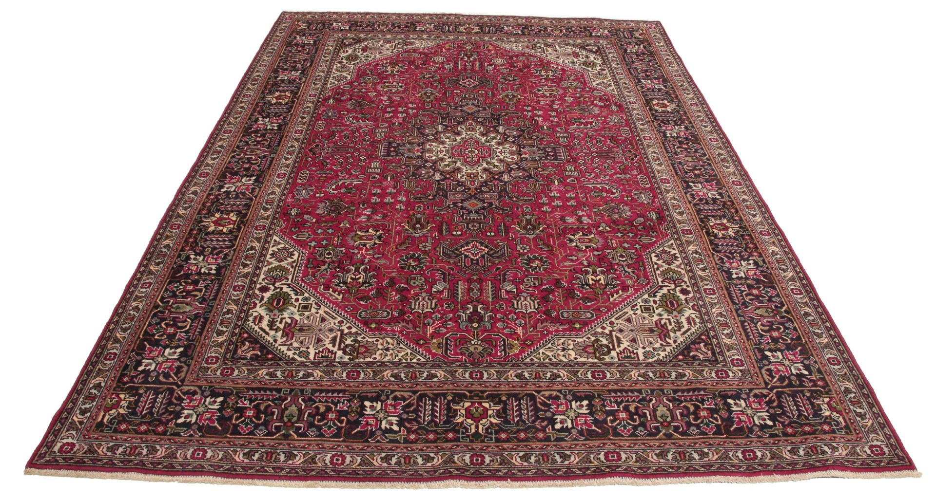 Hand-Knotted Tabriz Persian Rug, 200 × 300 cm - Image 4