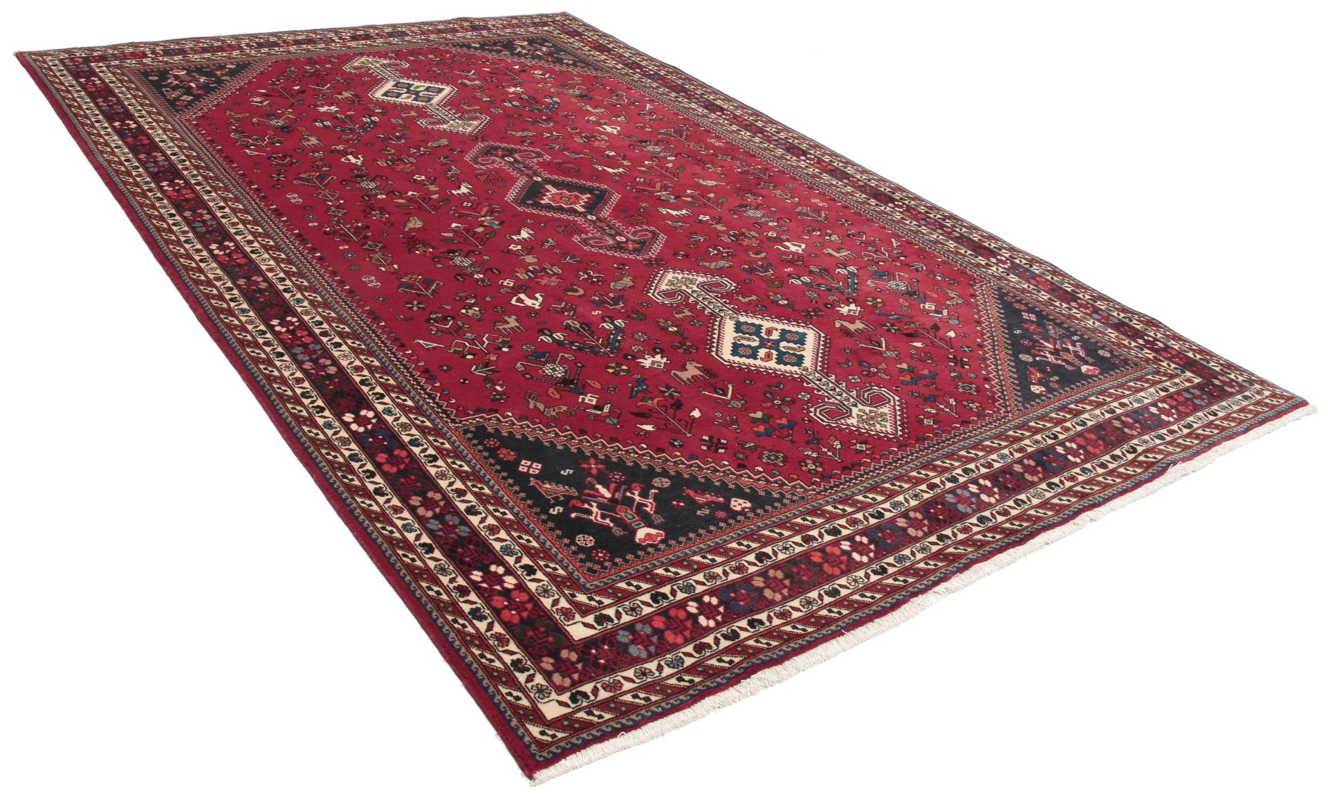 Alternative view of Hand-Knotted Persian Rug, 200 × 300 cm, Wool