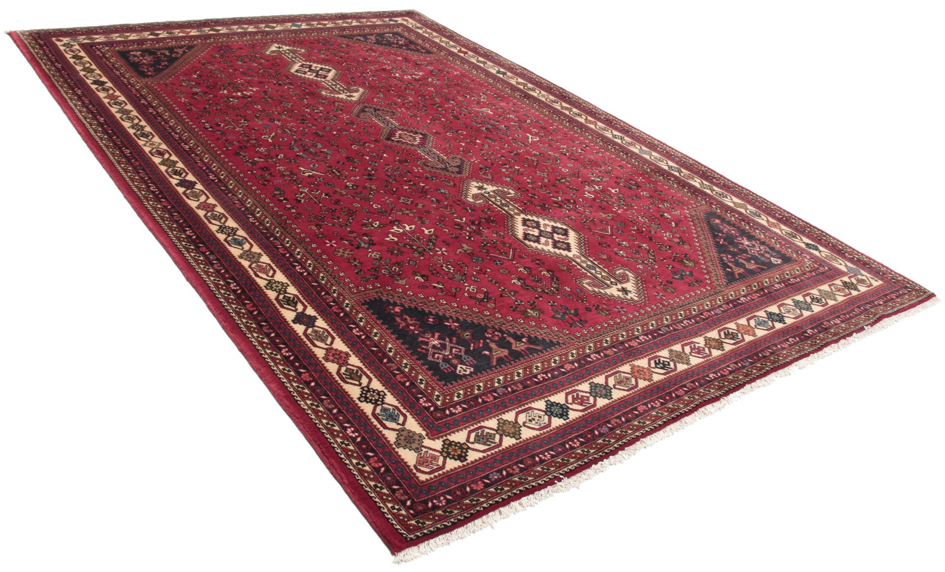 Alternative view of Persian Rug 202 × 297 cm in Wool, hand-knotted