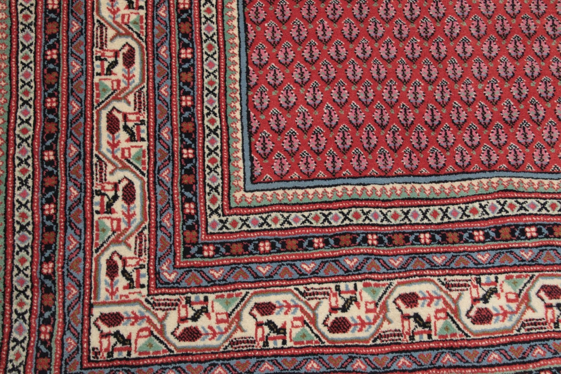 Sarouk Persian Rug 215 × 310 cm in Wool, hand-knotted - Image 3