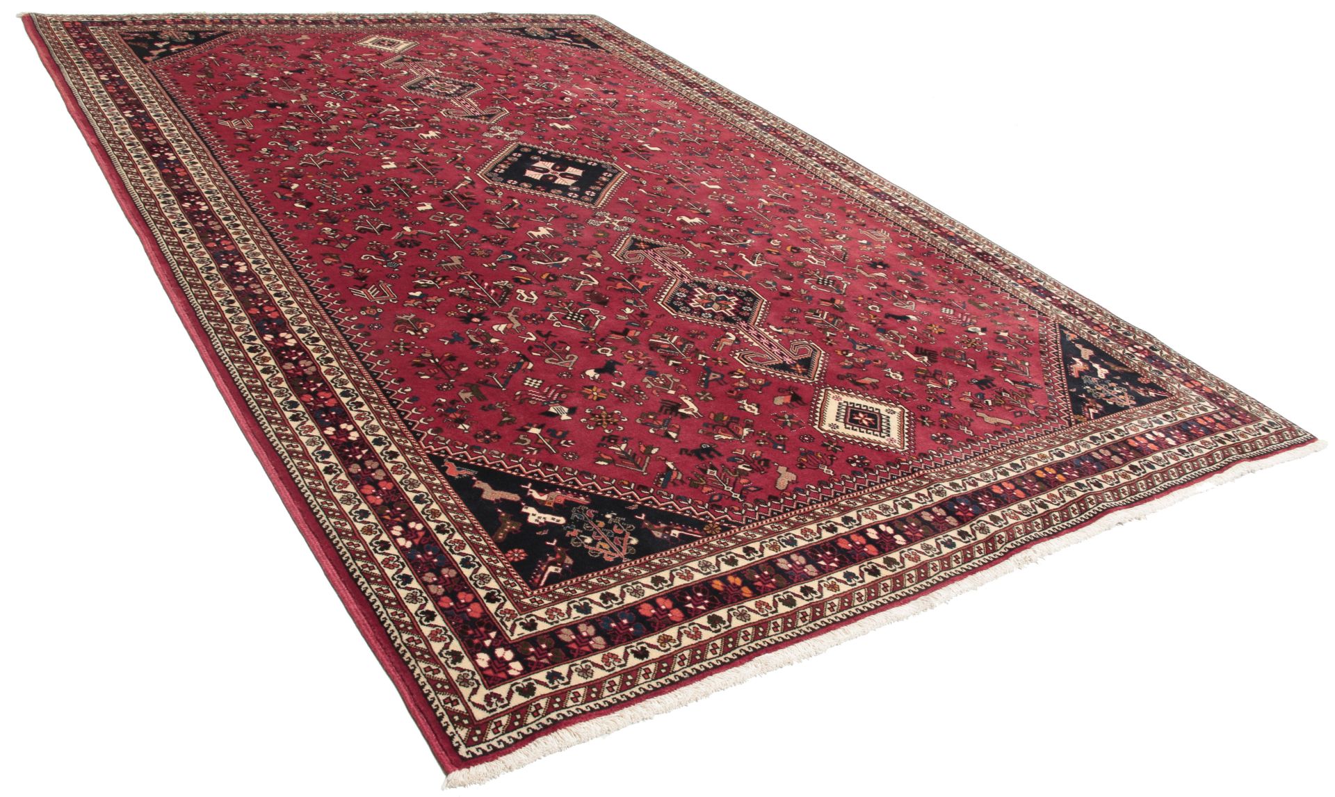 Alternative view of Persian Rug 197 × 298 cm in Wool, hand-knotted