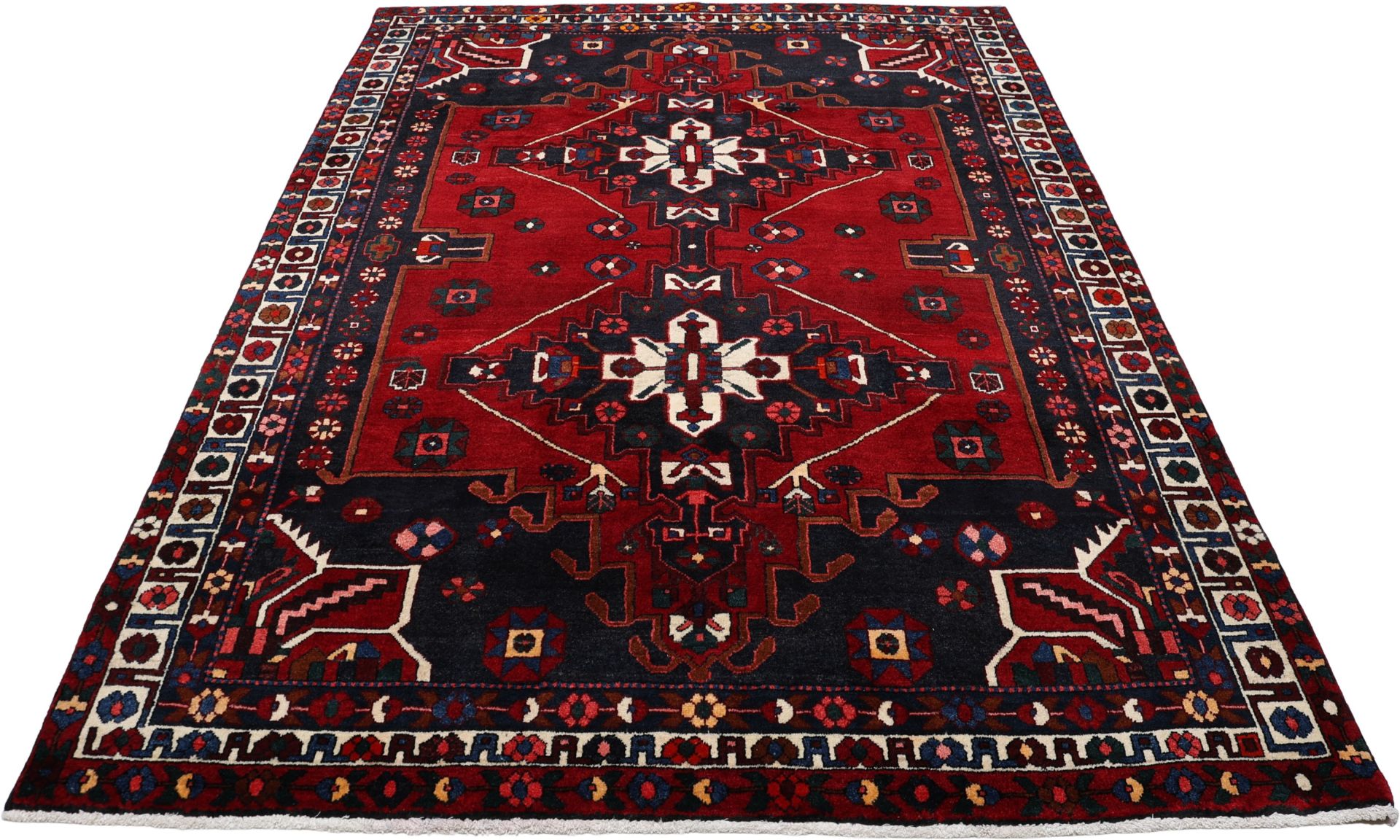 Alternative view of Wool Bakhtiari Persian Rug 210 × 290 cm, hand-knotted