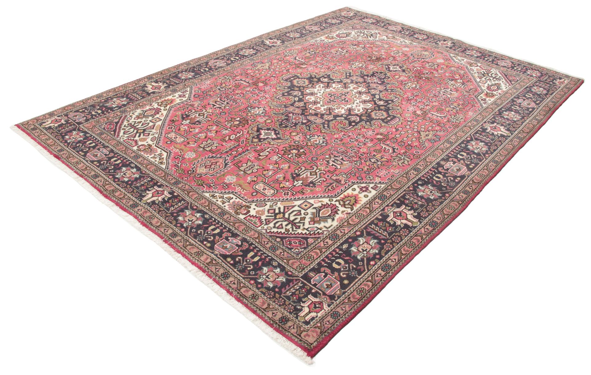 Hand-Knotted Tabriz Persian Rug, 200 × 285 cm - Image 3