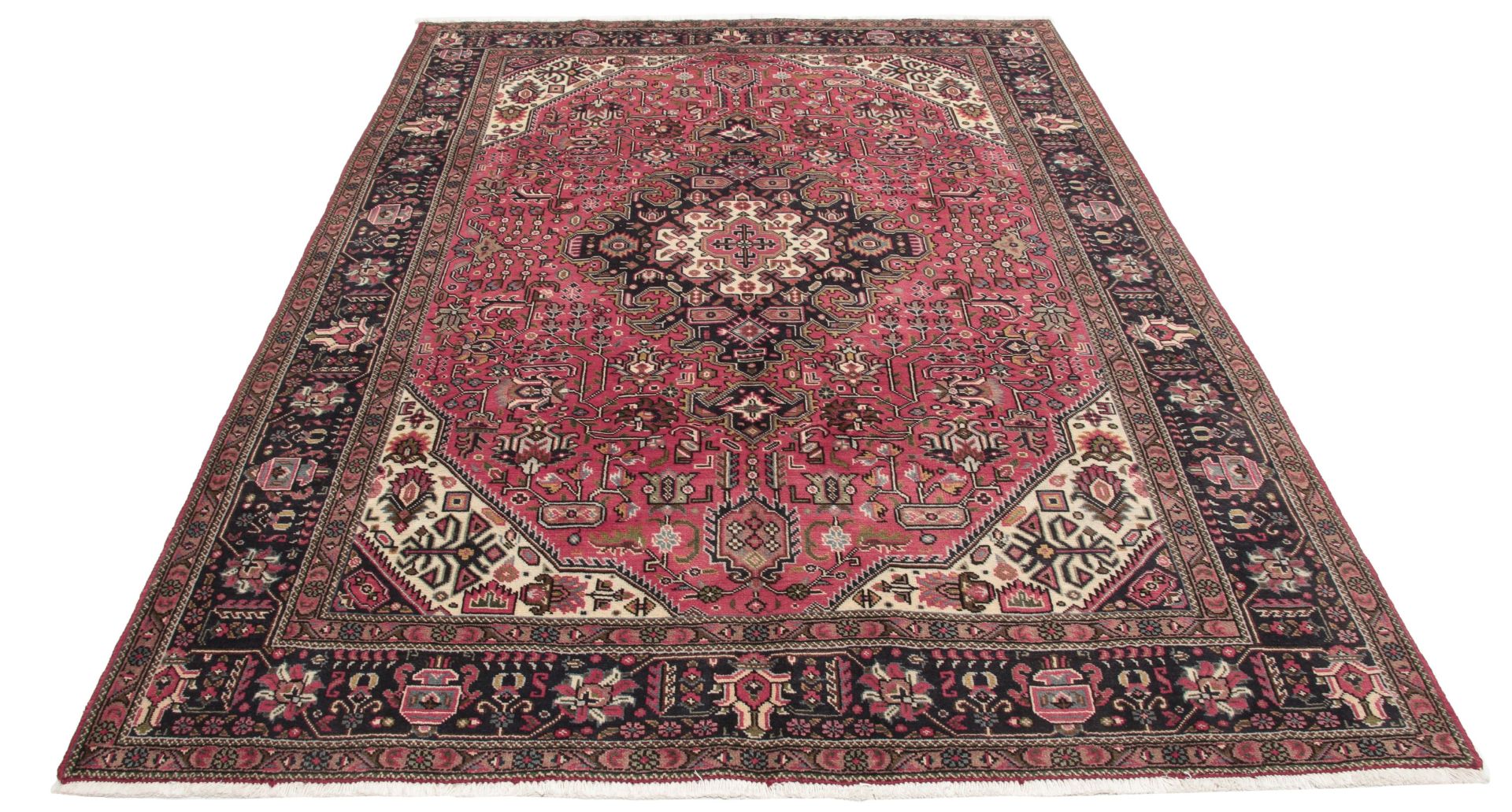 Hand-Knotted Tabriz Persian Rug, 200 × 285 cm - Image 4