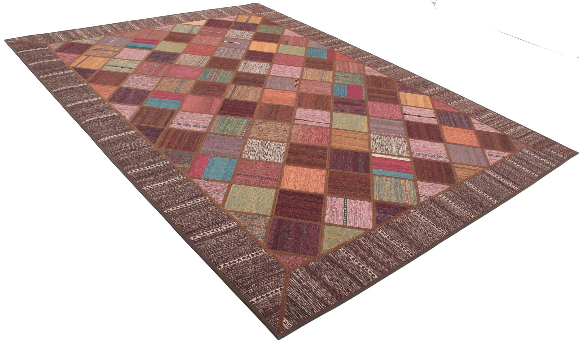 Alternative view of Hand-Woven Kilim Persian Rug, 211 × 296 cm, Wool