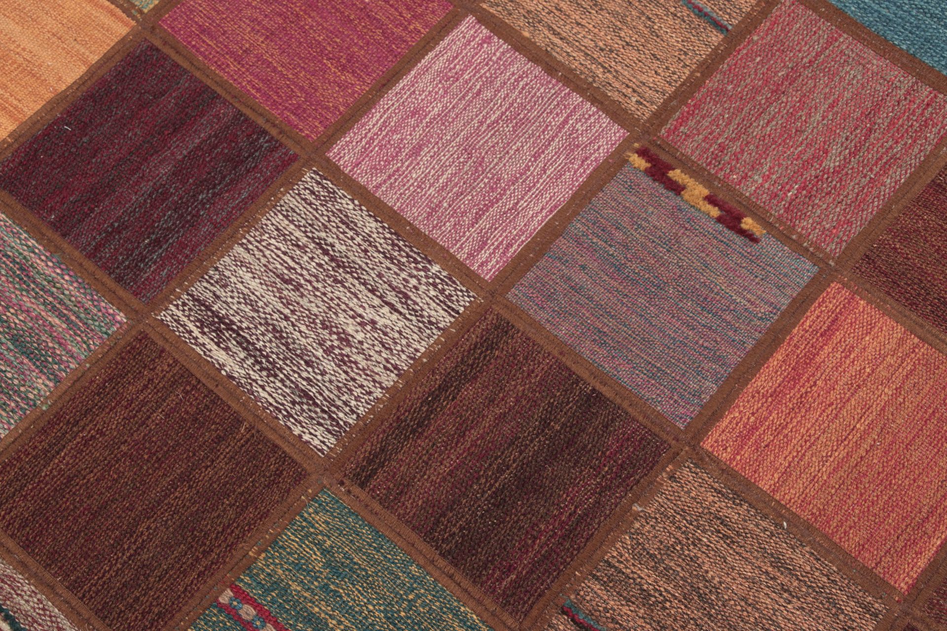 Hand-Woven Kilim Persian Rug, 211 × 296 cm, Wool - Image 3