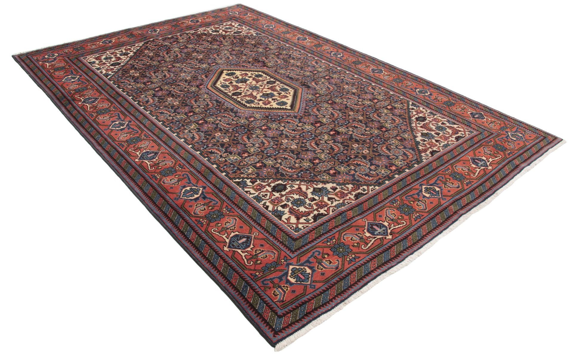 Alternative view of Silk Ardebil Persian Rug 200 × 290 cm, hand-knotted