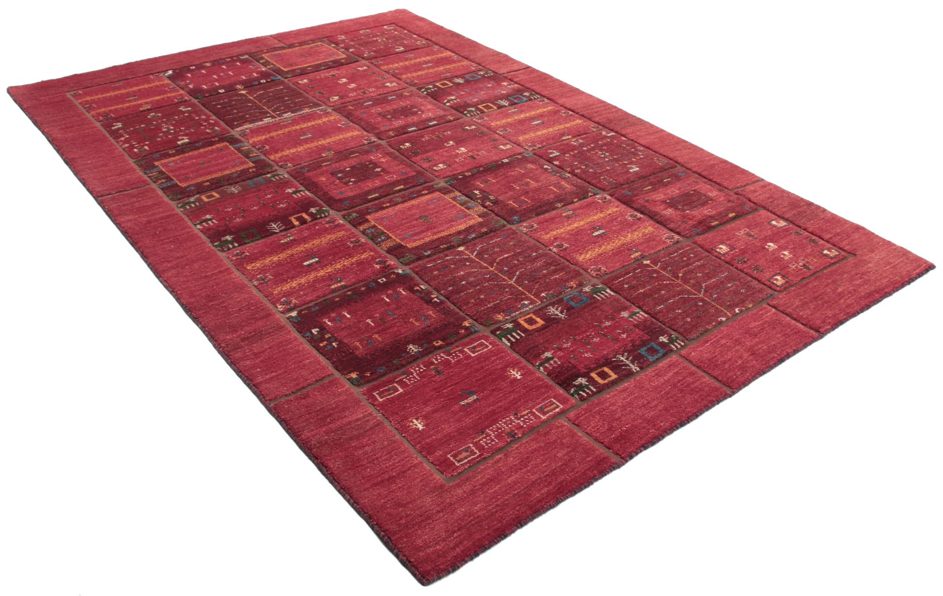 Alternative view of Gabbeh Persian Rug 208 × 307 cm in Wool, hand-knotted