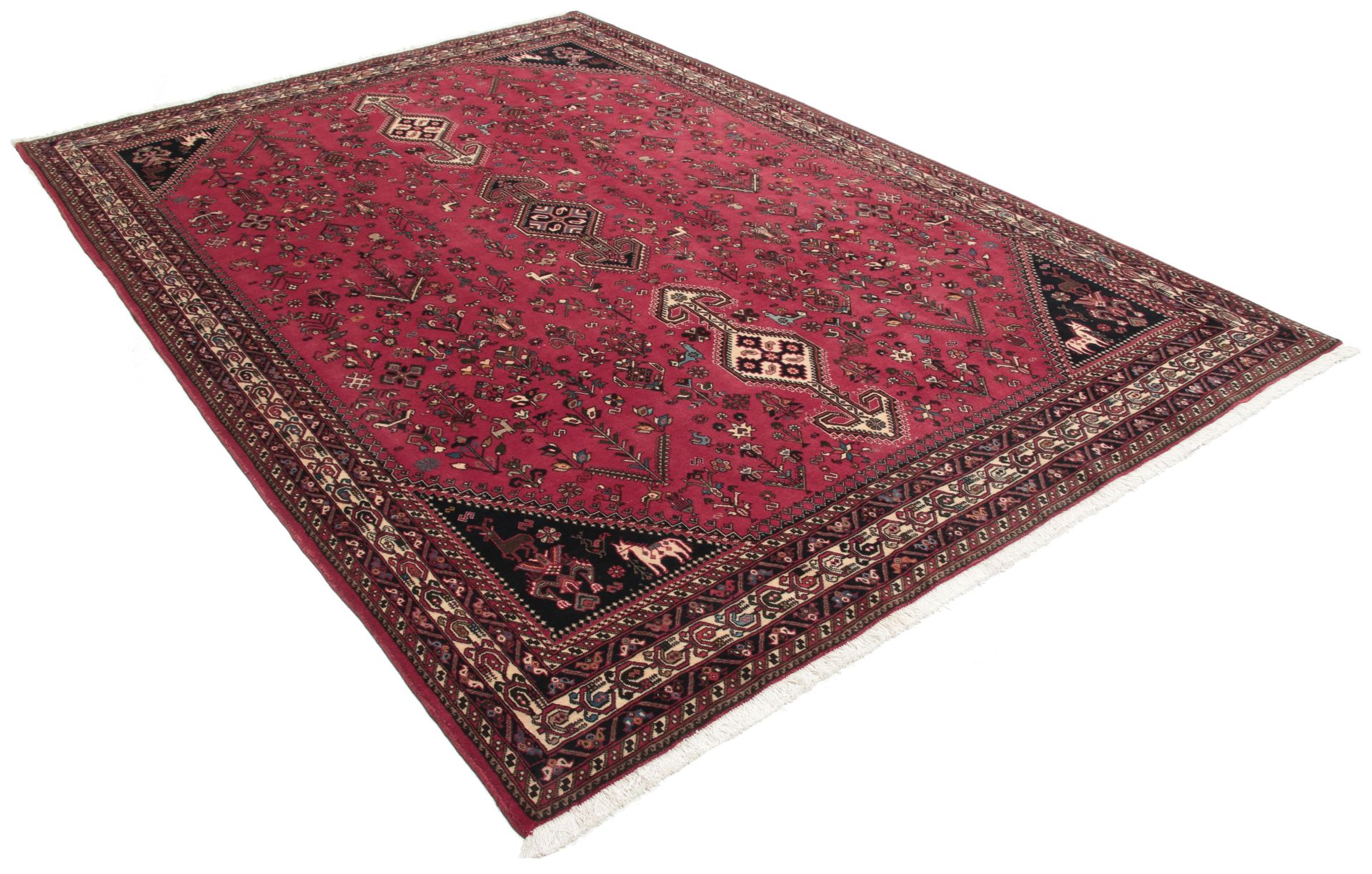 Alternative view of Hand-Knotted Persian Rug, 205 × 300 cm, Wool
