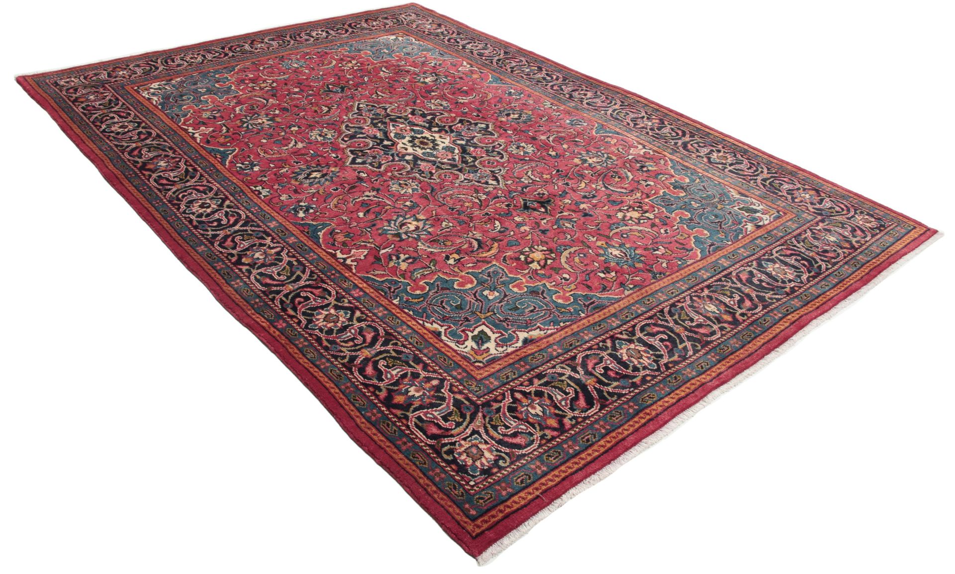 Alternative view of Wool Persian Rug 220 × 310 cm, hand-knotted