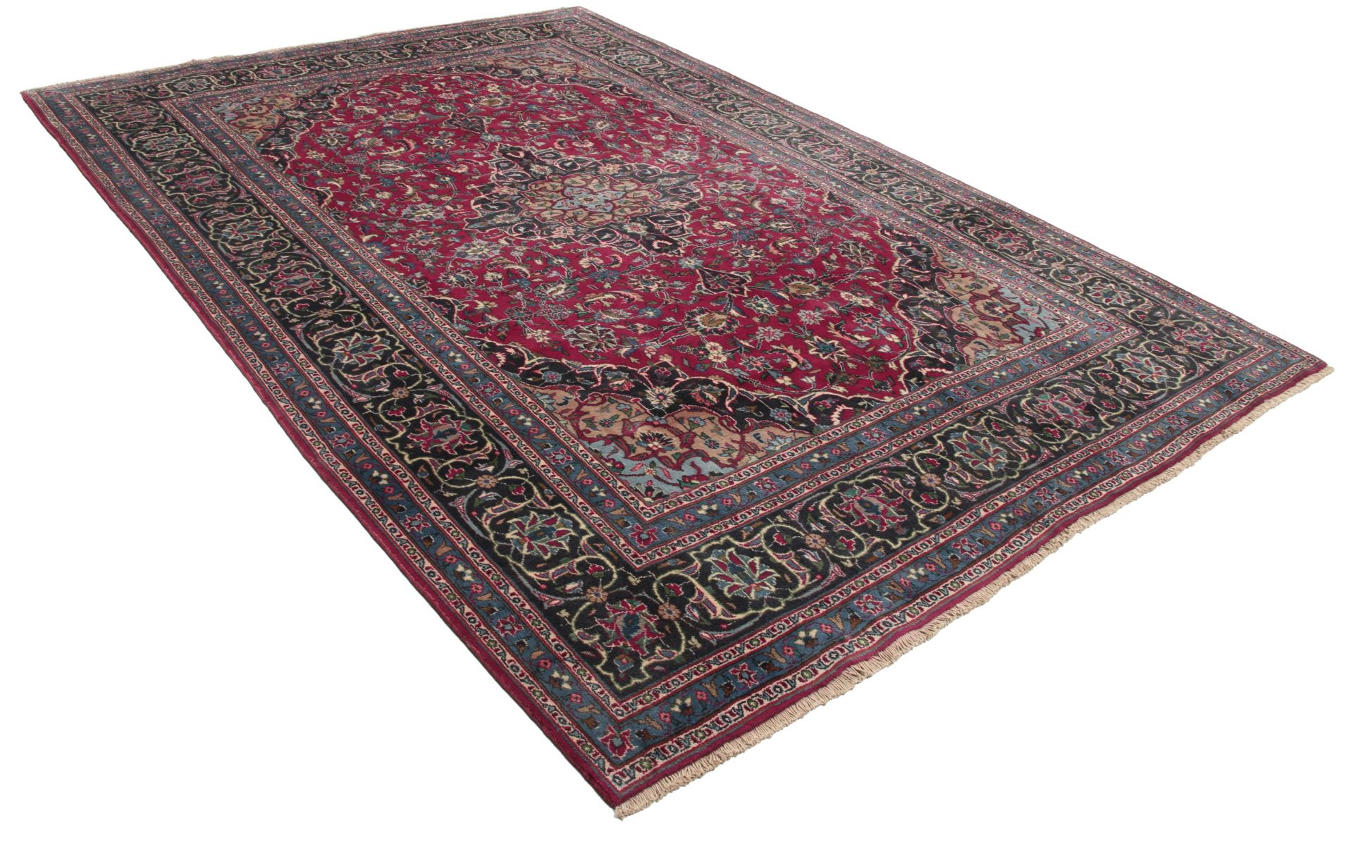 Alternative view of Kashmar Persian Rug 205 × 295 cm in Wool, hand-knotted