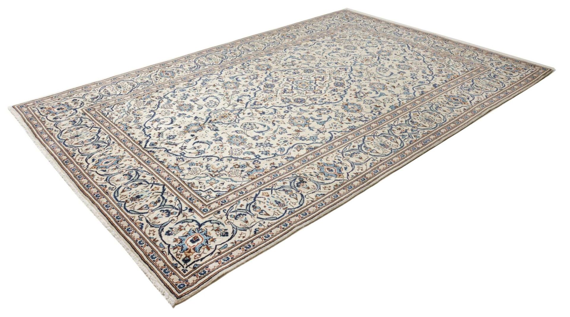 Alternative view of Wool Kashan Persian Rug 201 × 304 cm, hand-knotted