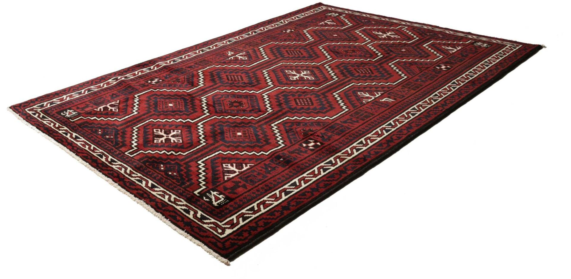 Alternative view of Wool Loribaft Persian Rug 223 × 321 cm, hand-knotted
