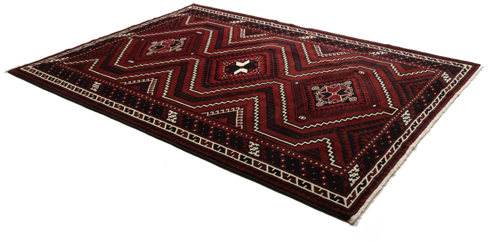 Hand-Knotted Persian Rug, 216 × 289 cm, Wool - Image 3