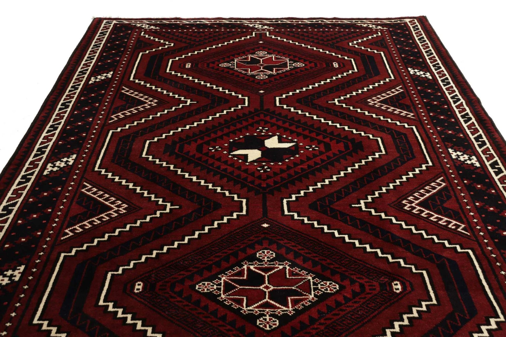 Hand-Knotted Persian Rug, 216 × 289 cm, Wool - Image 4