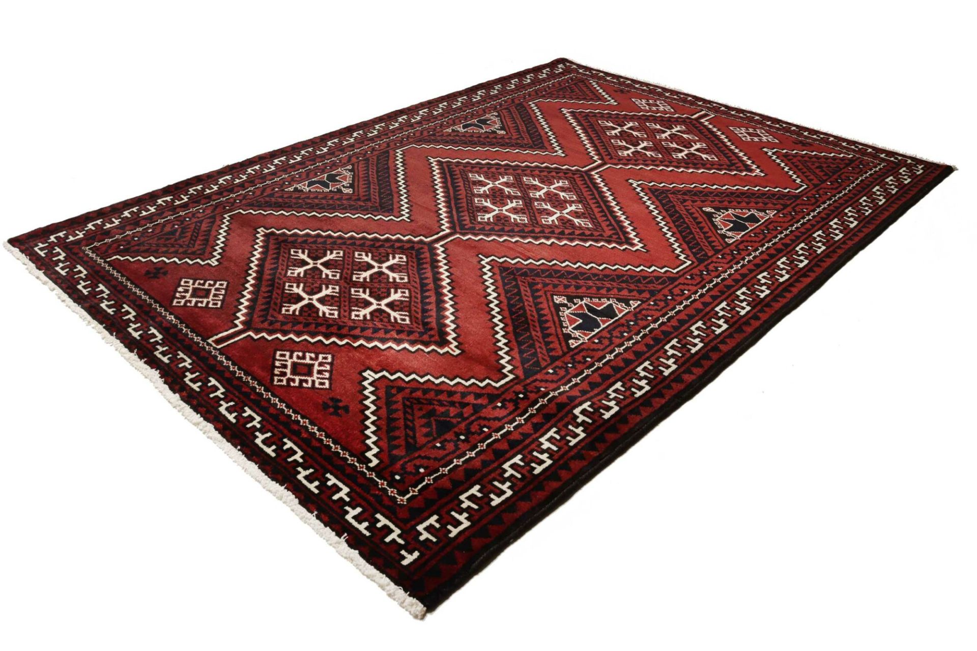 Alternative view of Wool Loribaft Persian Rug 214 × 296 cm, hand-knotted