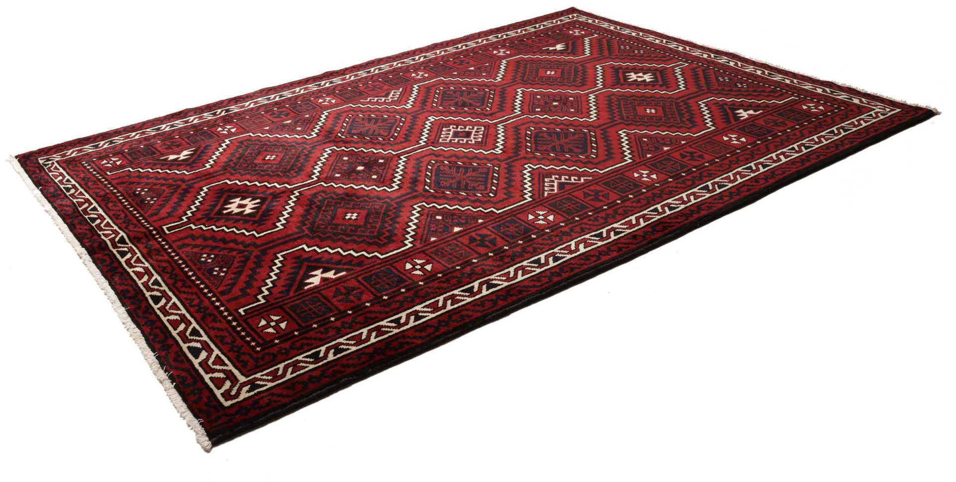 Alternative view of Loribaft Persian Rug 223 × 301 cm in Wool, hand-knotted