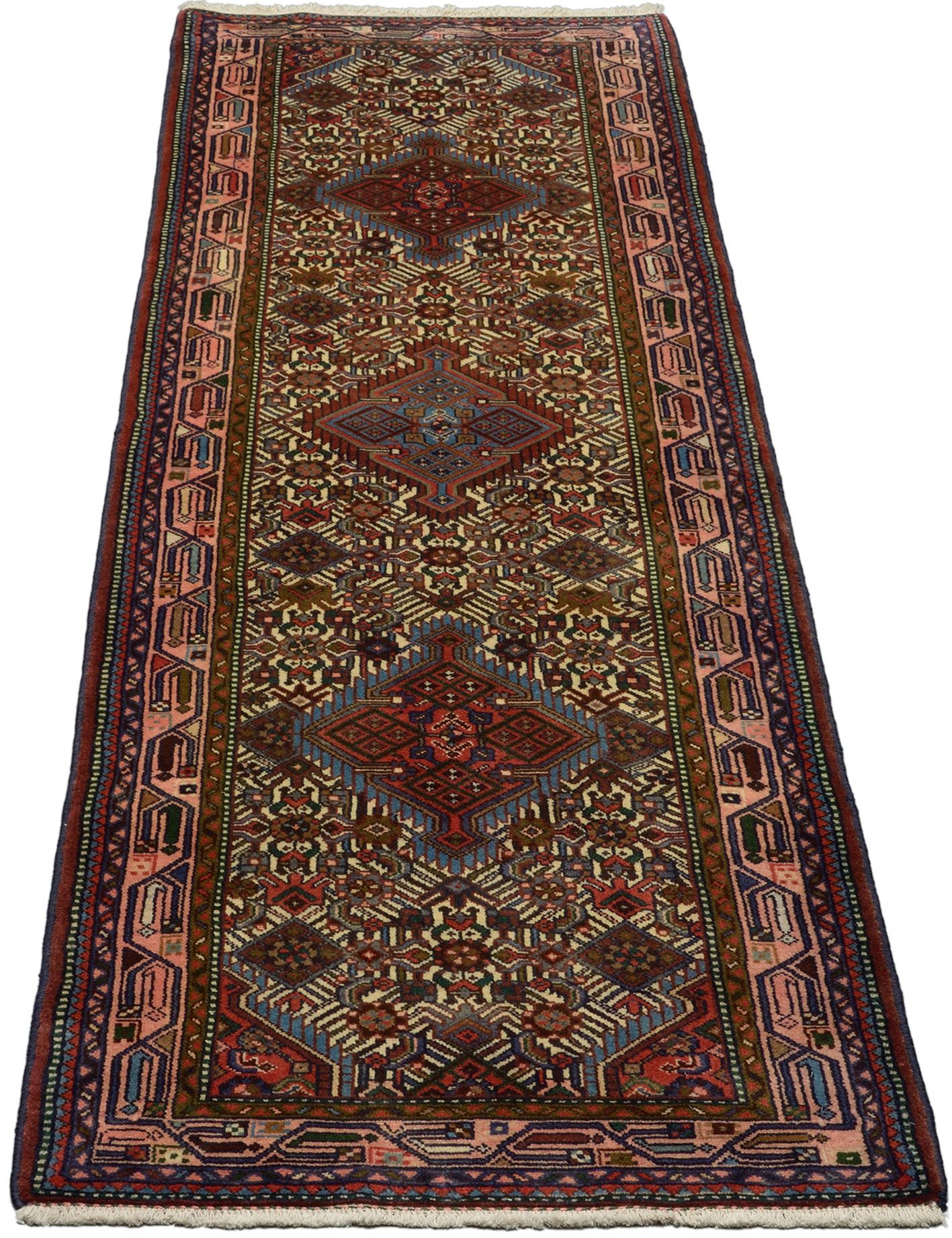 Alternative view of Persian Rug 80 × 269 cm in Wool, hand-knotted