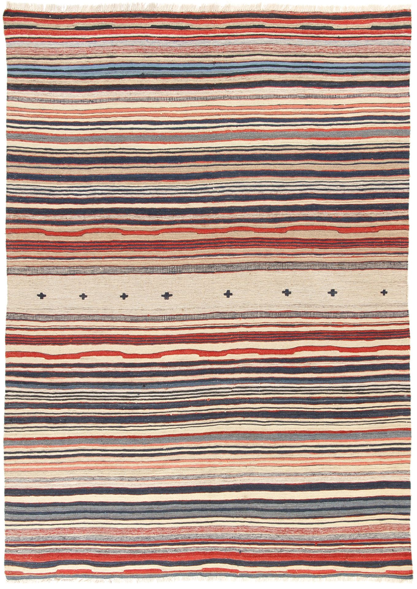 Hand-Woven Kilim Persian Rug, 188 × 273 cm, Wool