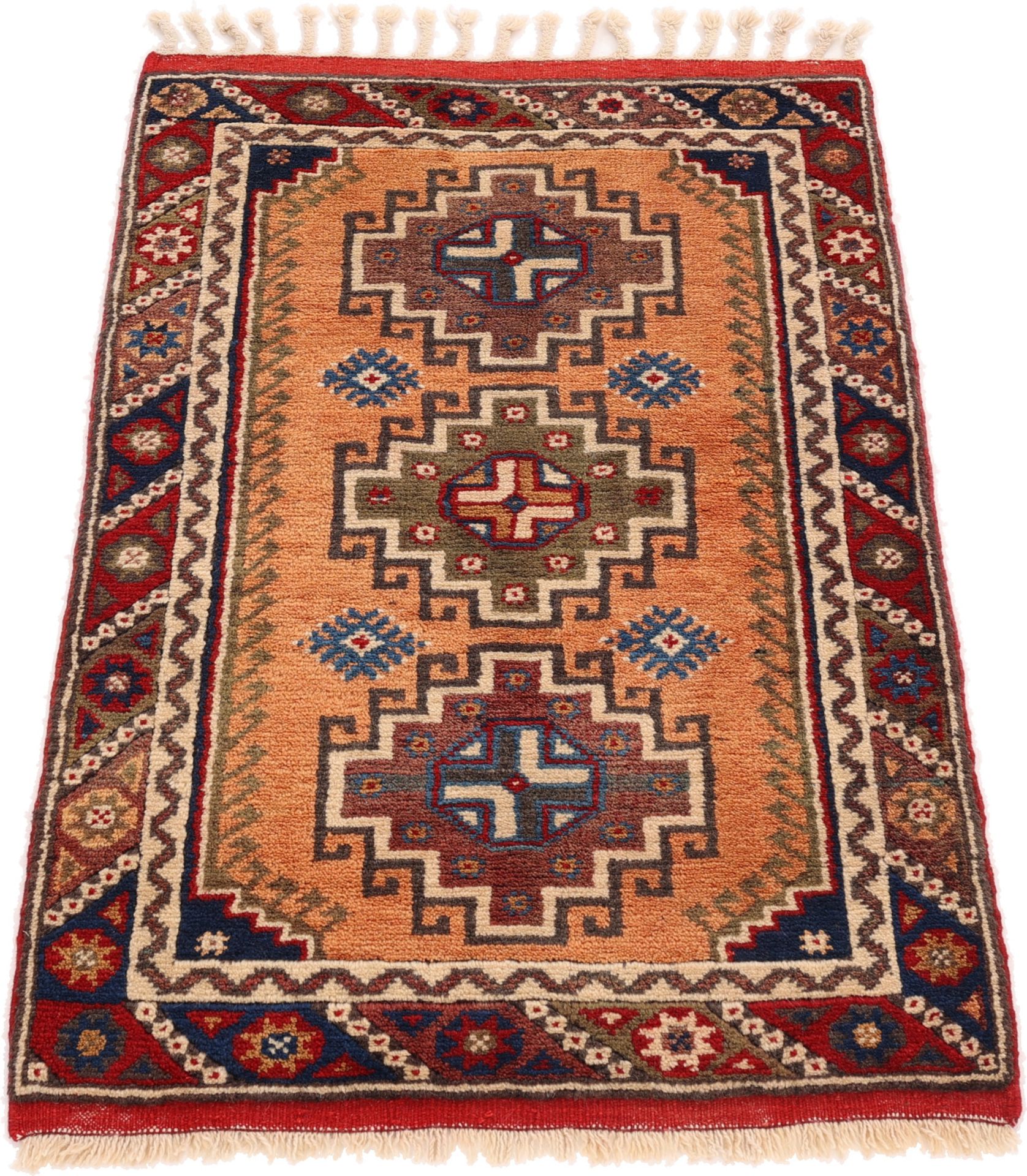 Alternative view of Persian Rug 109 × 73 cm in Wool, hand-knotted