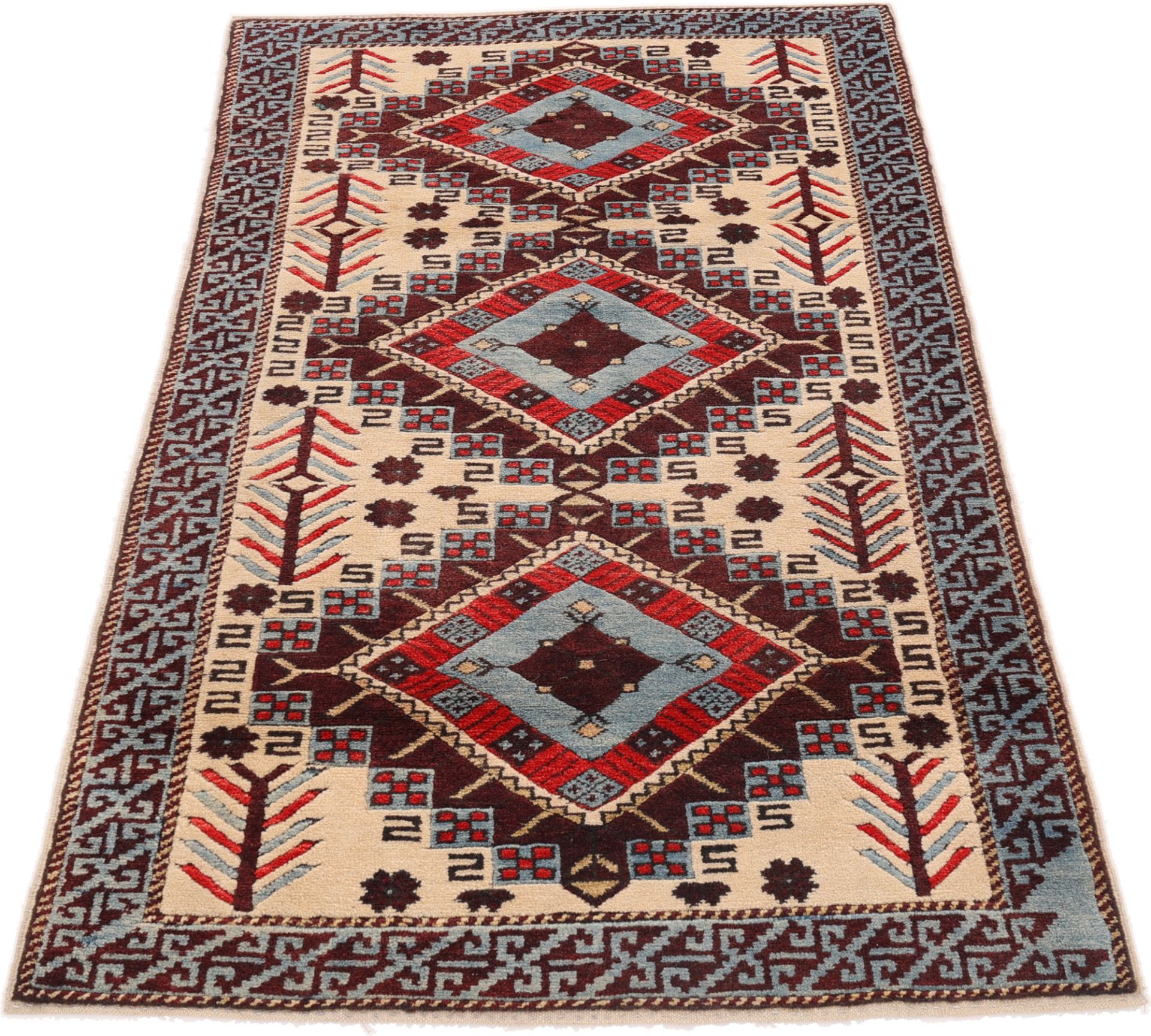 Alternative view of Hand-Knotted Persian Rug, 169 × 94 cm, Wool