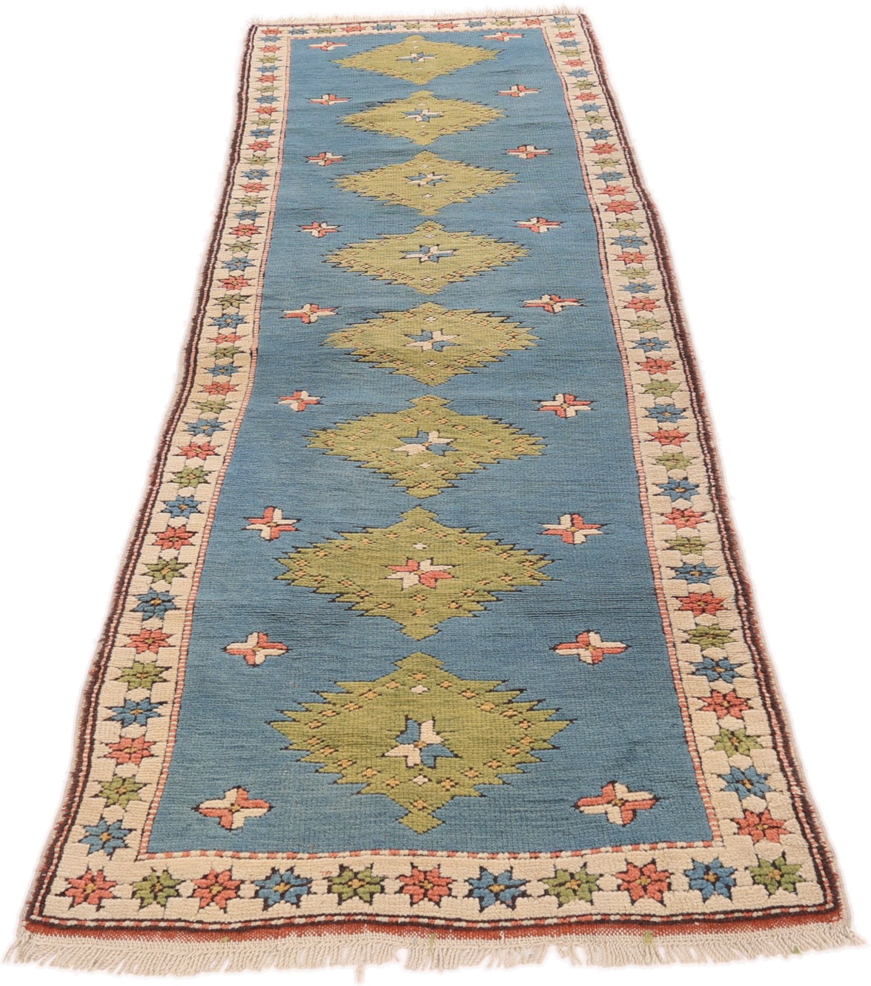 Alternative view of Persian Rug 307 × 95 cm in Wool, hand-knotted