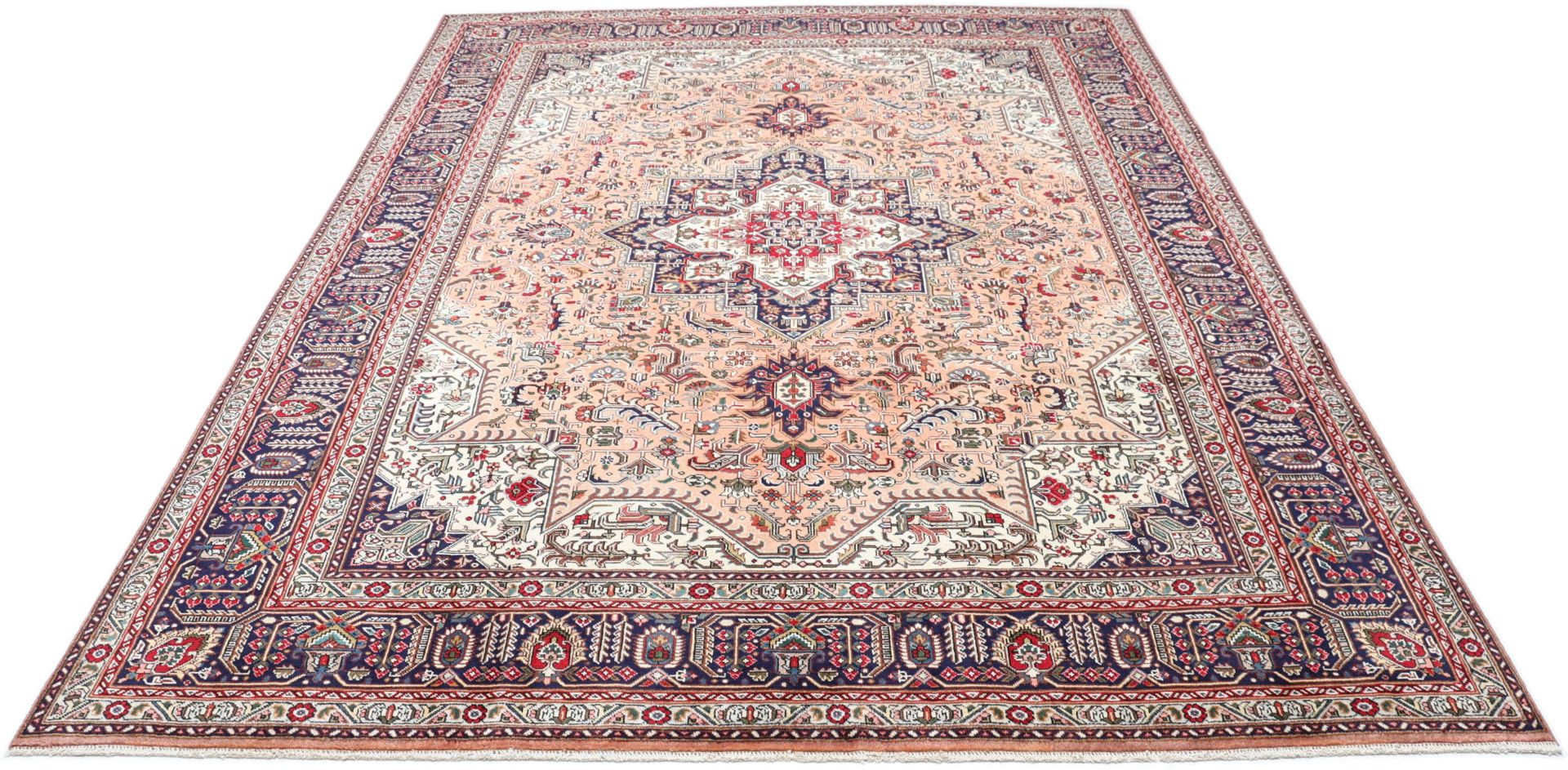 Alternative view of Tabriz Persian Rug 246 × 343 cm in Wool, hand-knotted