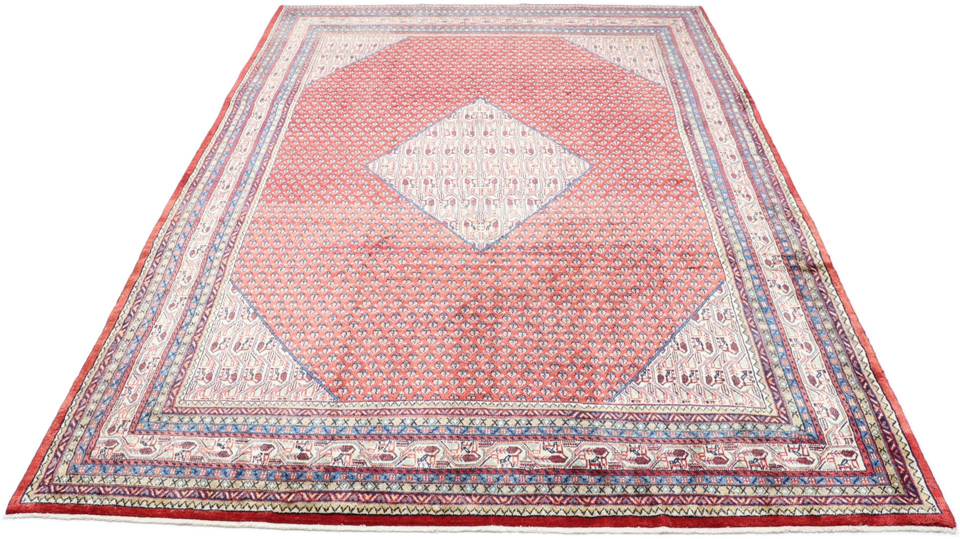 Alternative view of Wool Sarouk Persian Rug 234 × 338 cm, hand-knotted