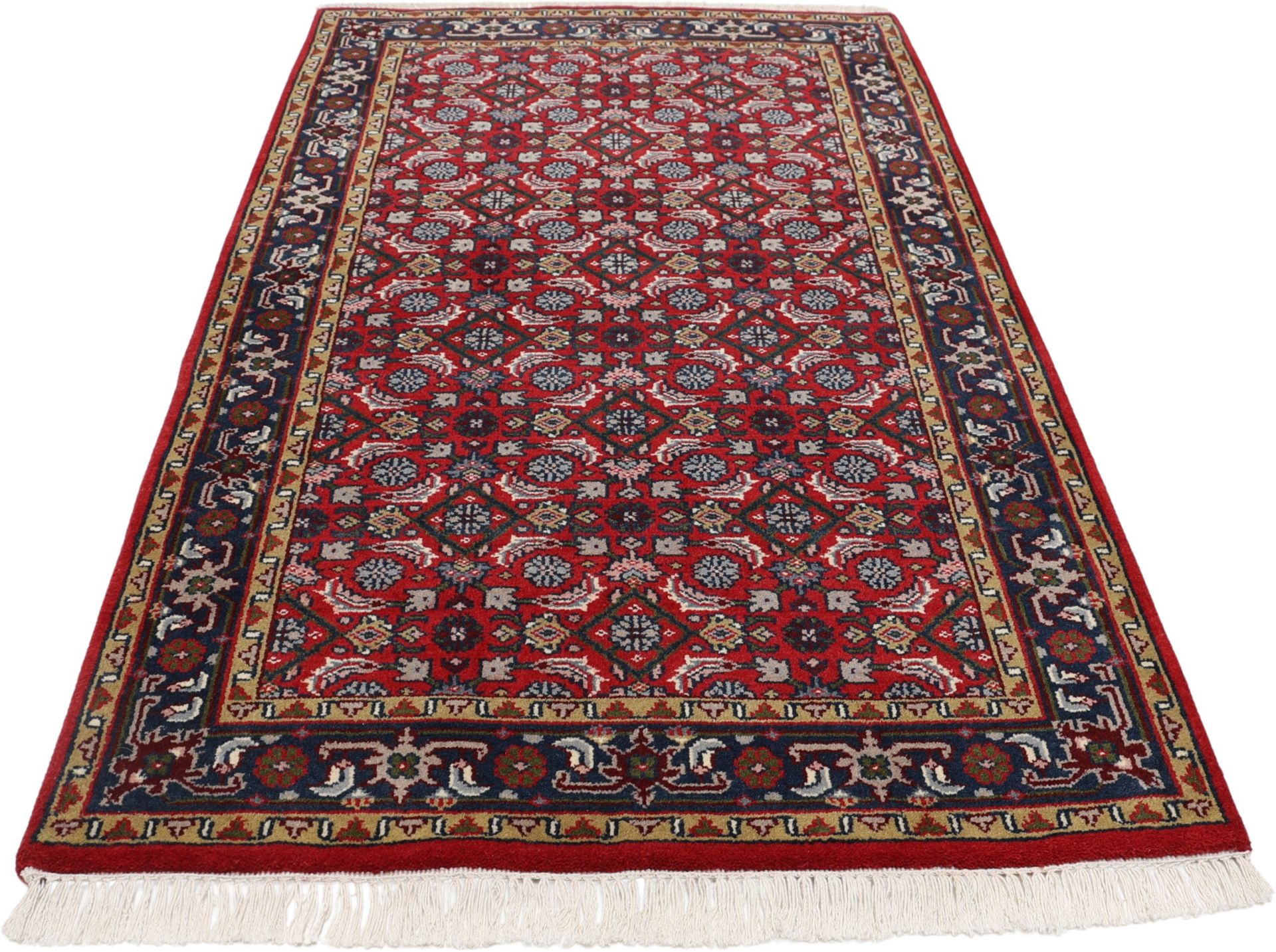Alternative view of Hand-Knotted Bijar Indian Rug, 92 × 161 cm, Wool