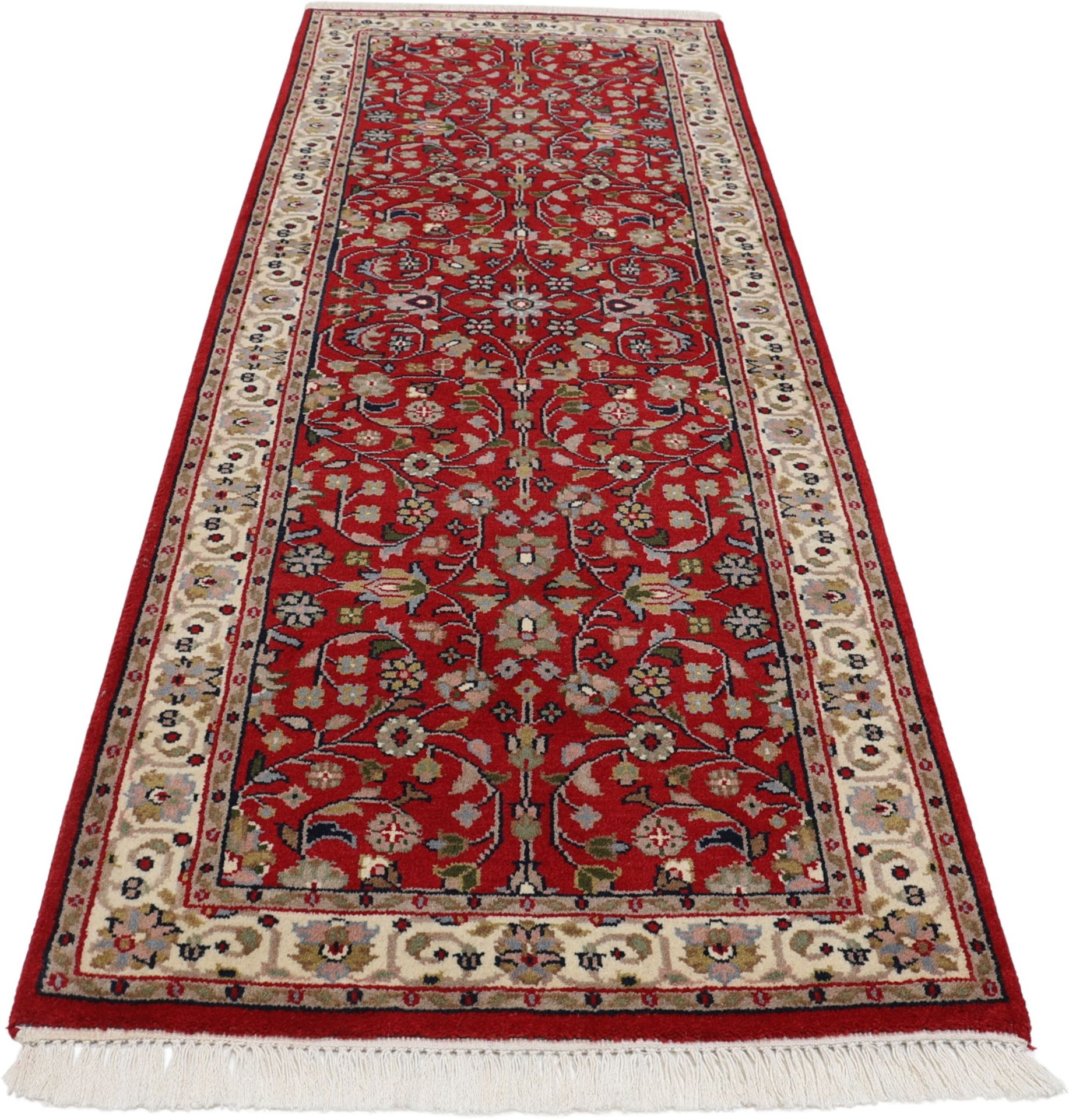 Alternative view of Bijar Indian Rug 73 × 200 cm in Wool, hand-knotted