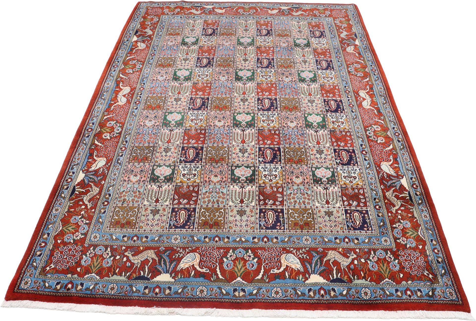Alternative view of Wool Moud Persian Rug 208 × 297 cm, hand-knotted