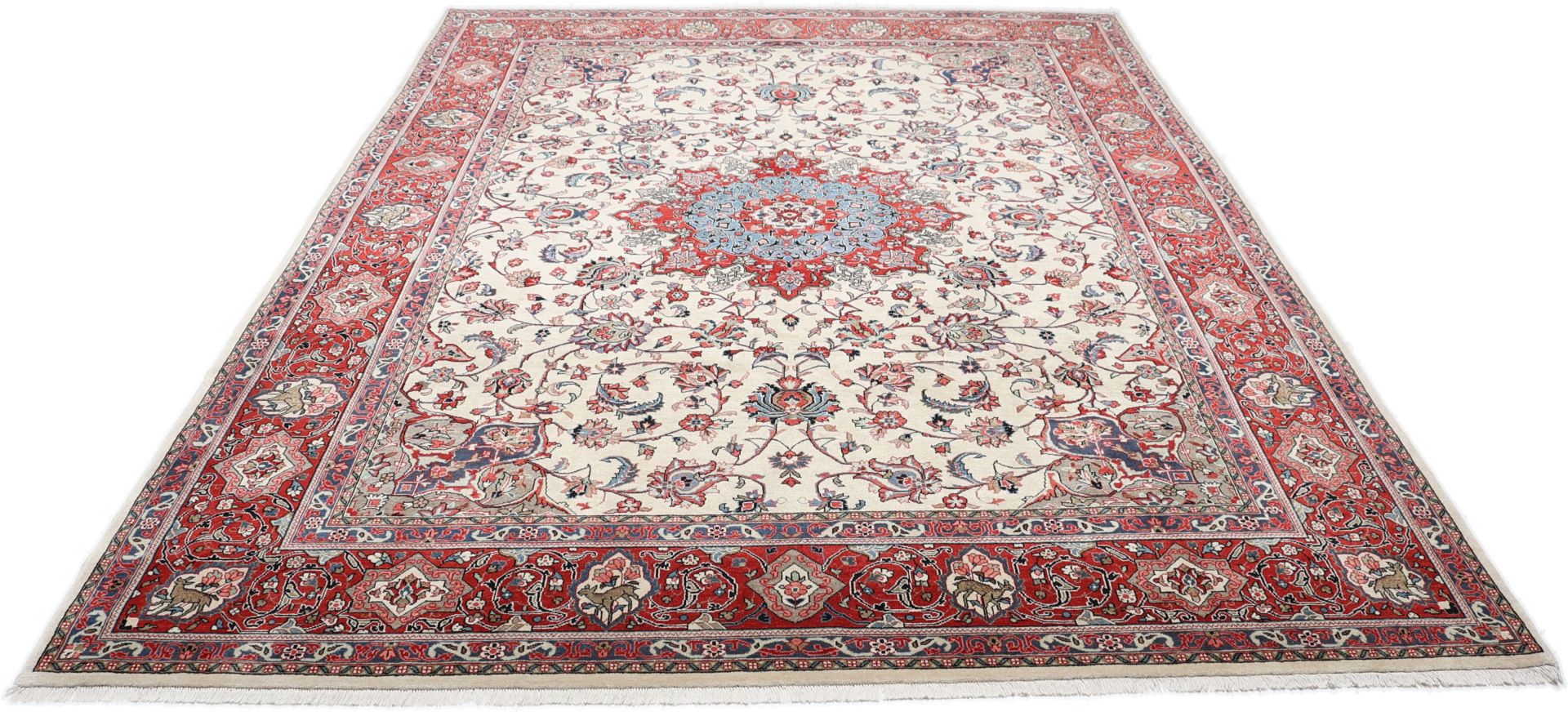 Alternative view of Hand-Knotted Sarouk Persian Rug, 270 × 362 cm, Wool