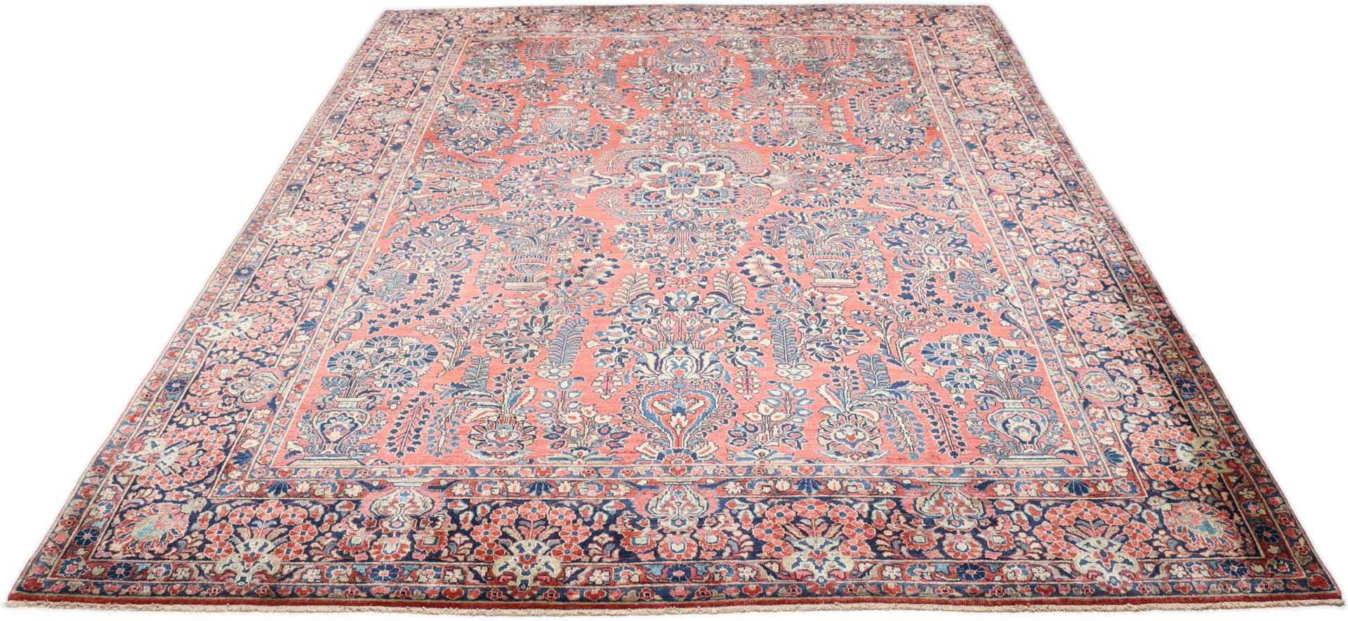 Alternative view of Antique Sarouk Persian Rug 267 × 345 cm, Wool